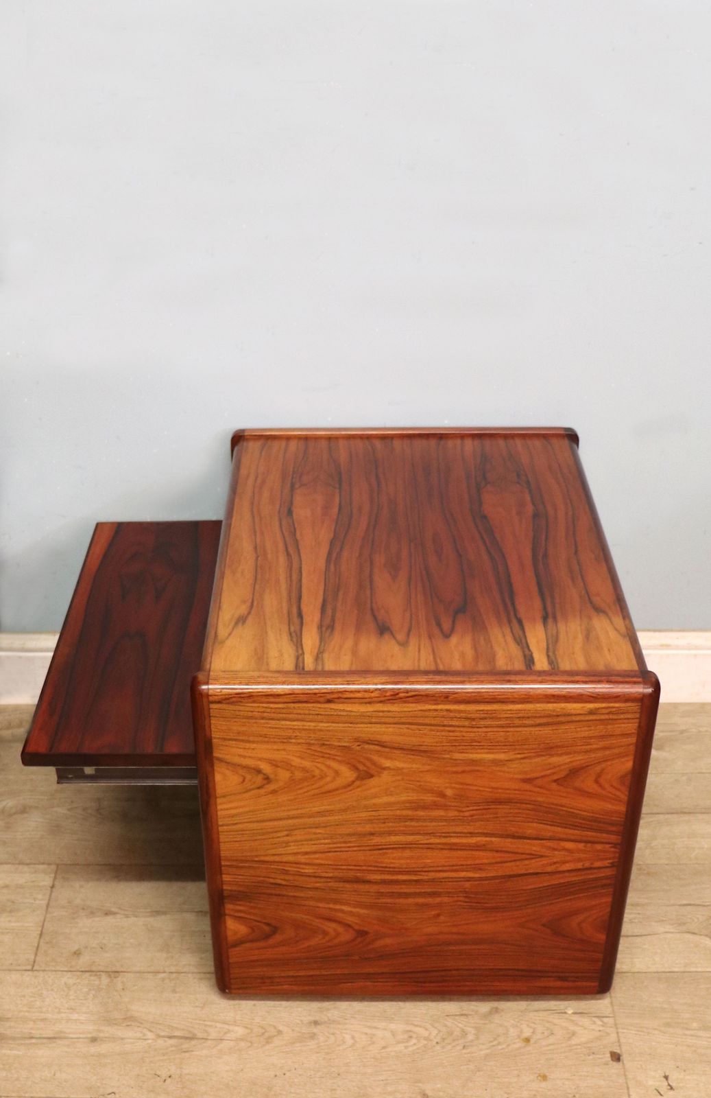 photo buy A Lovely Quality Mid Century Sumptuous Hardwood Veneered Television Stand