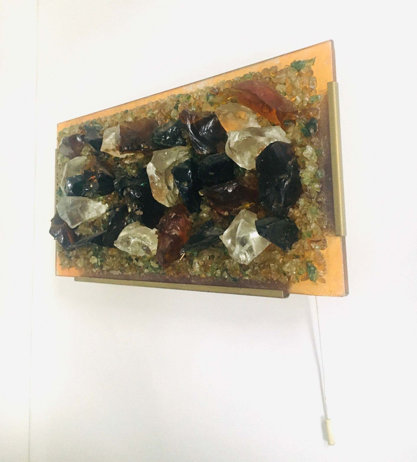 Vintage Design Art Glass Wandlamp Van Cosack Leuchten, Duitsland, Ca. Jaren 1960 photo for sale