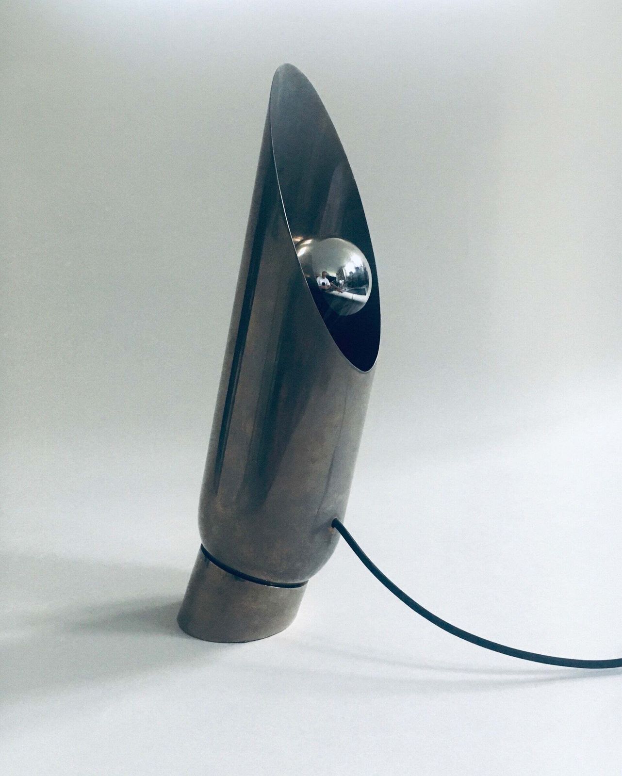 Midcentury Modern Design Adjustable Counter Balance Table Lamp, Italy 1960's photo 1300.0