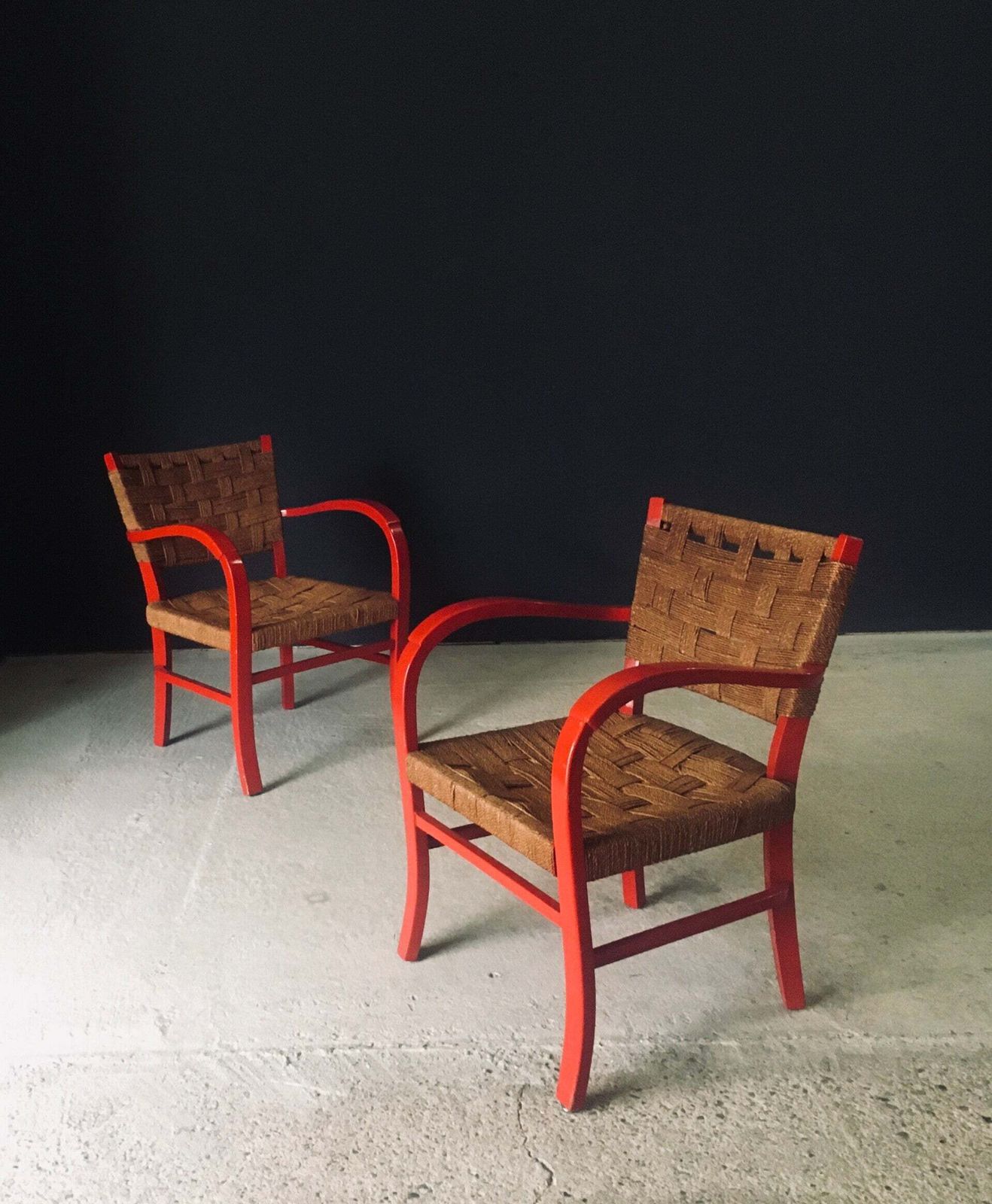 Mediterranean Design Armchair Set 1, France 1950's photo buy