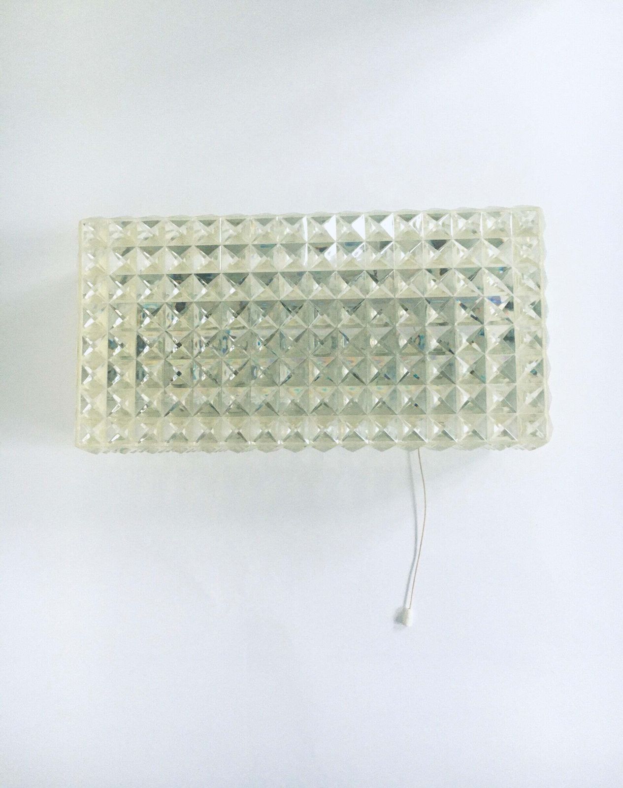 Vintage Design Plexiglass Wall Lamp By Erco Leuchten, Germany 1960's
