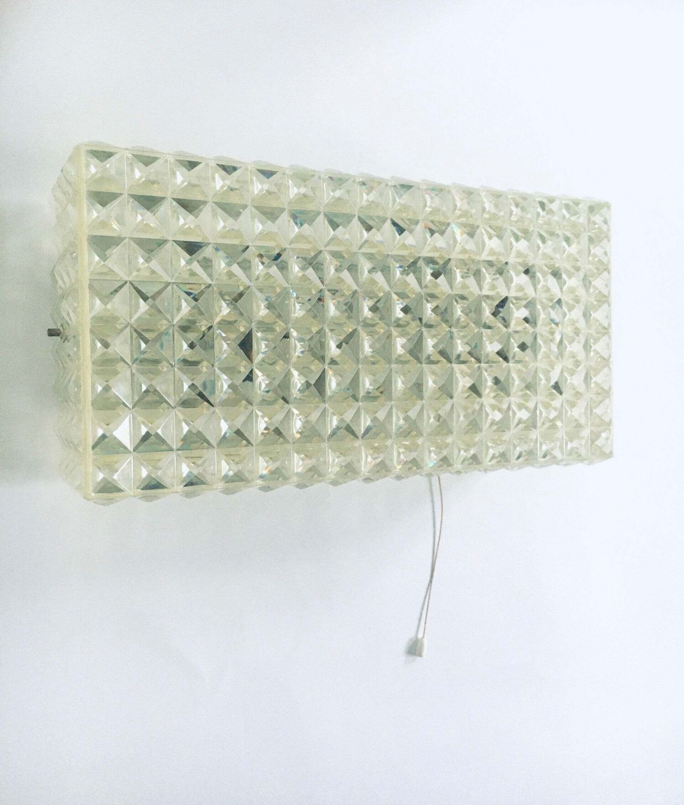 Vintage Design Plexiglass Wall Lamp By Erco Leuchten, Germany 1960's photo for sale