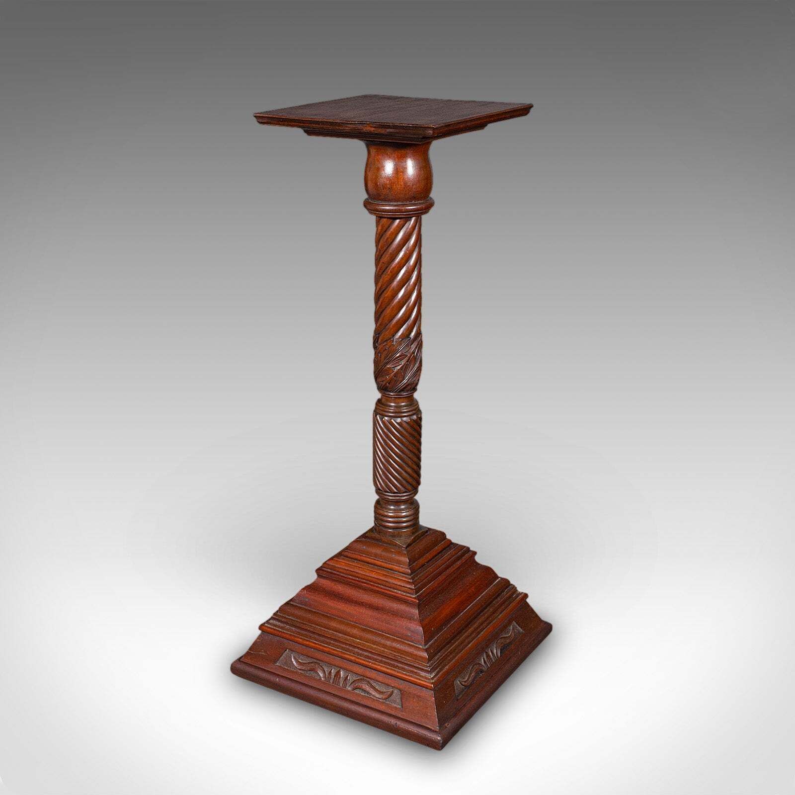 Pair Of Large Antique Torchiere, English, Country House, Bust Stands, Victorian photo 2500.0