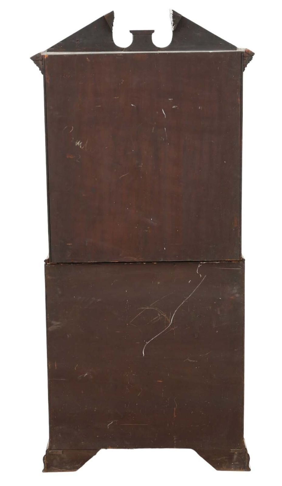 Antique 18th Century Georgian Large Walnut Bureau Bookcase – High Quality Display photo vintage