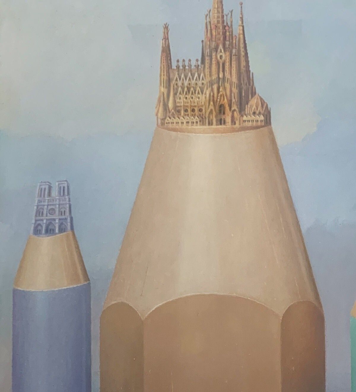 Three Graces (Sagrada Familia, Notre Dame), Circa 2007 photo furniture