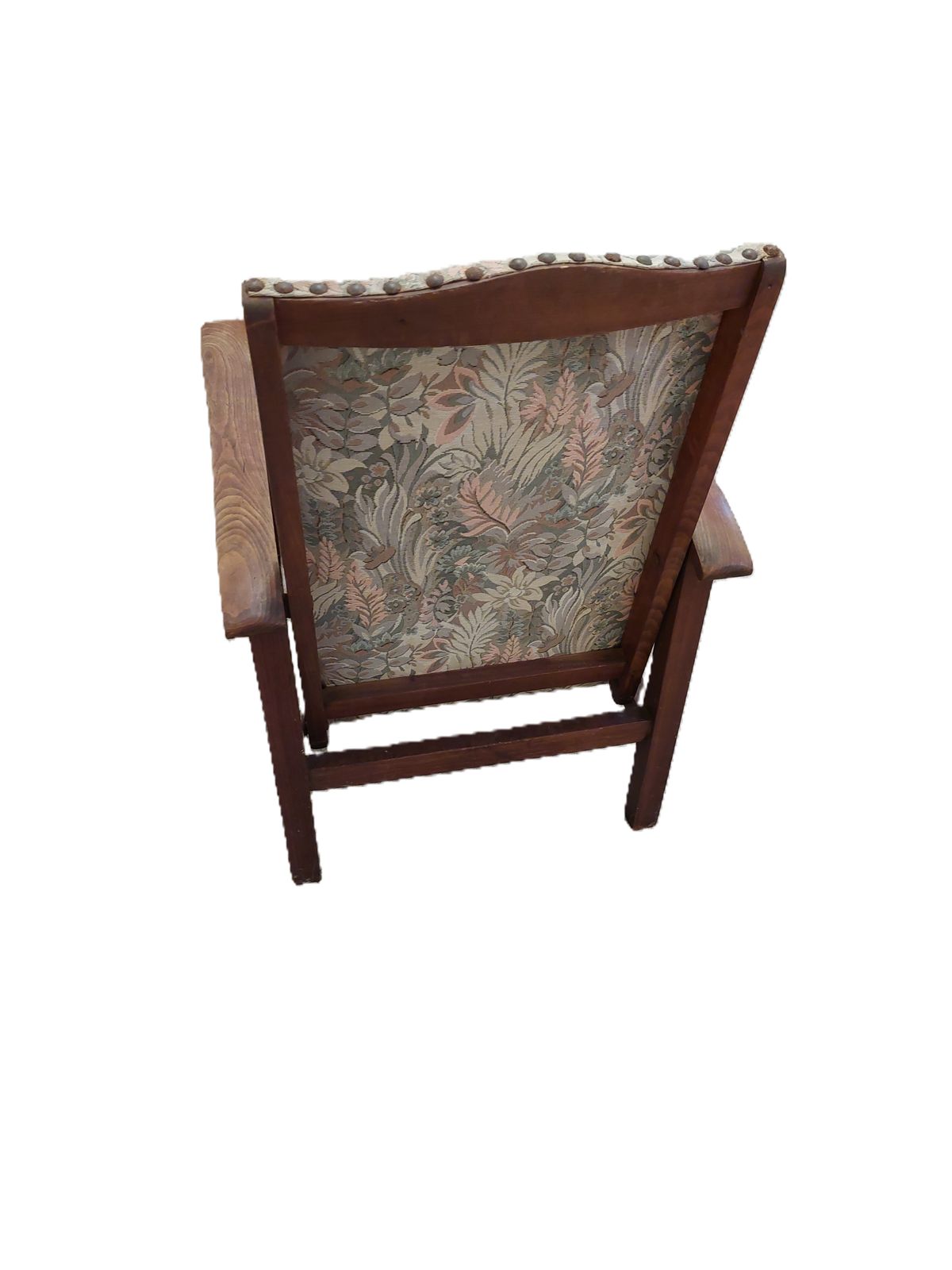 Childs Arts And Crafts Morris Style Upholstered Reclining Chair photo 75.0