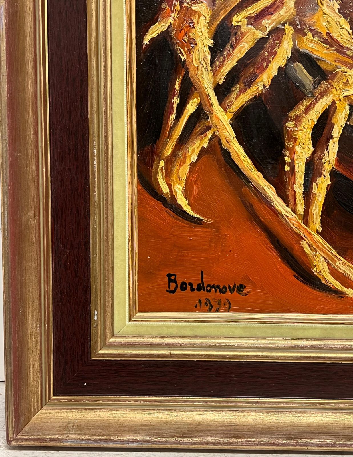 Georges Bordonovefrench Impressionist Oil Painting Seafood Platter Lobster Signed Original 20thc1970's photo 773.0