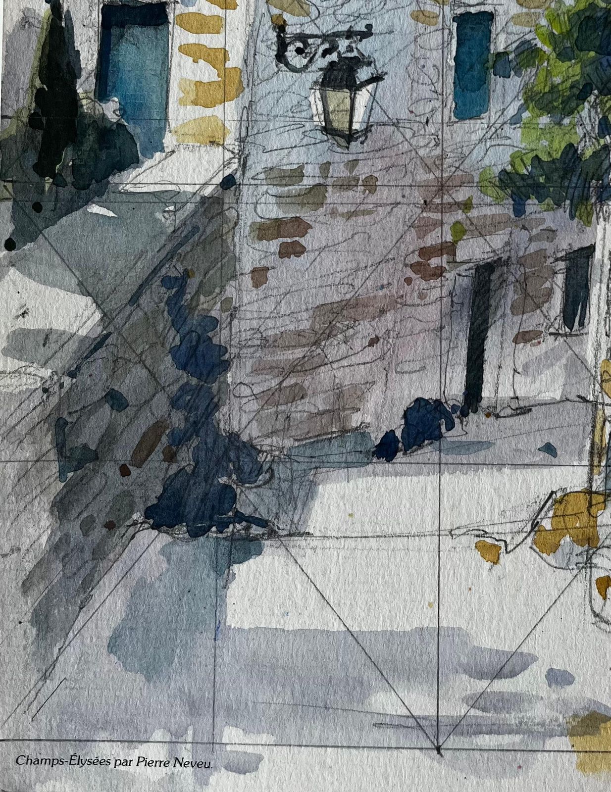Pierre Neveuprovence Sunlit Stone Houses And Yellow Tiled Rooftops French Village Study photo vinterior