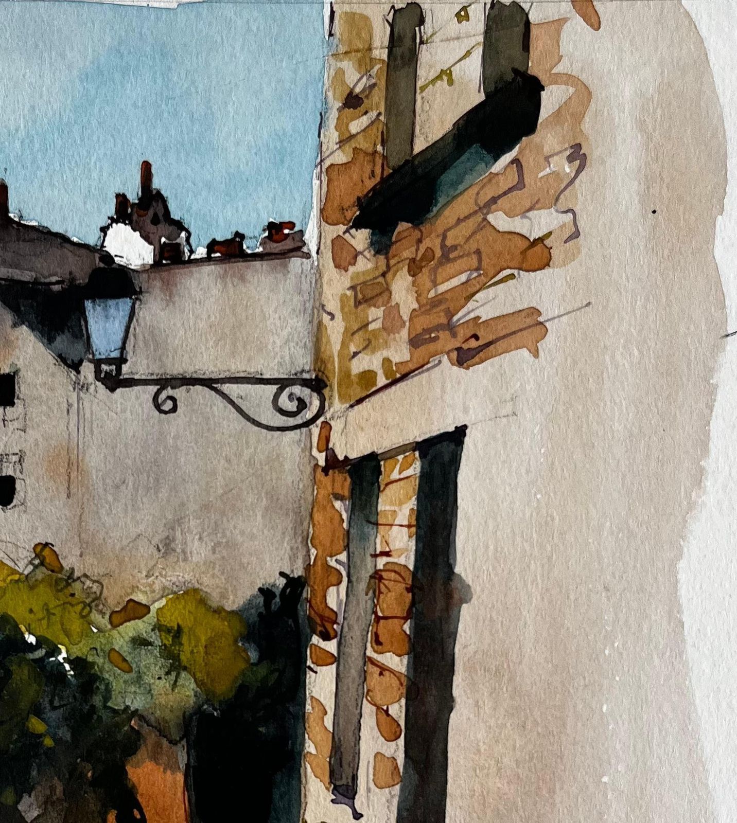 Pierre Neveusunlit Street And Stone Houses In Dinant Belgian Riverside Town Study photo Art