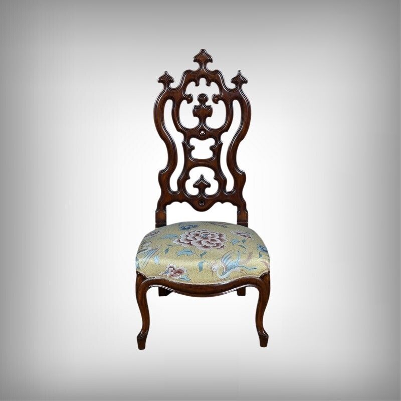 Mahogany Wet Nurse's Chair Napoleon III Period  Second Half Of The 19th Century photo furniture