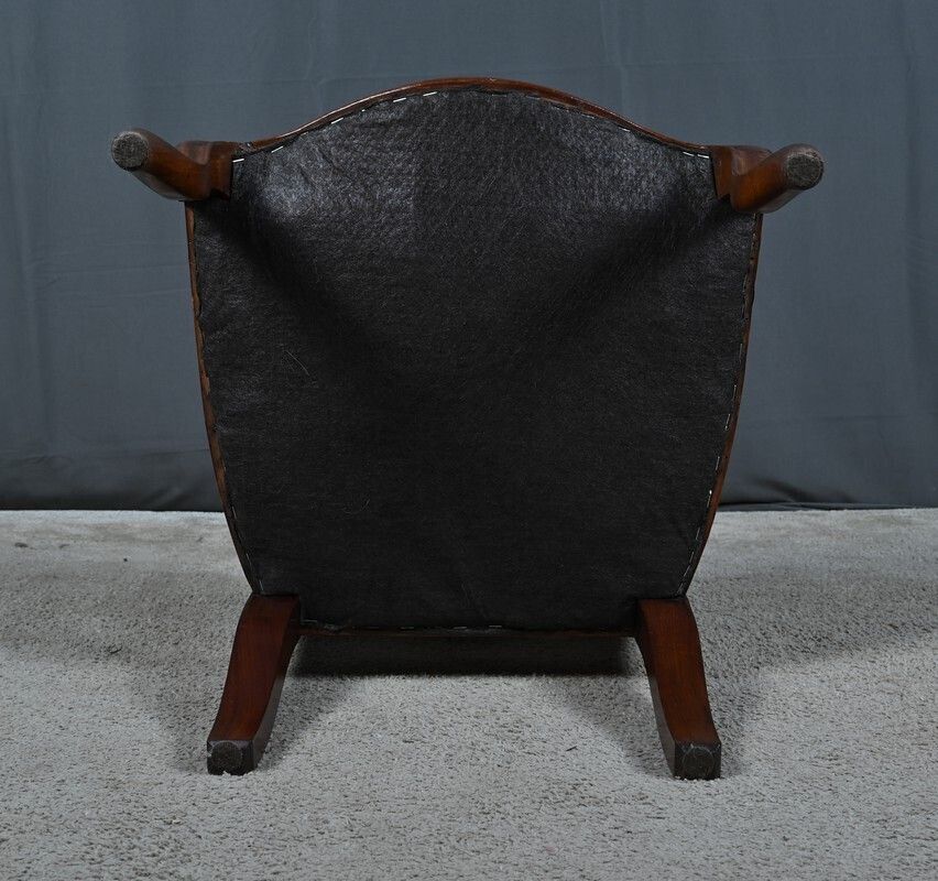 photo vinterior Mahogany Wet Nurse's Chair Napoleon III Period  Second Half Of The 19th Century