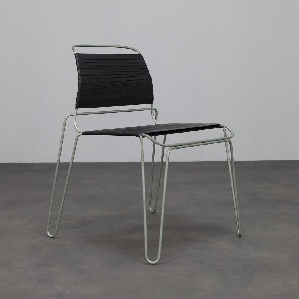 Pair Of “Rubber Band” Chairs By Tom Dixon, Uk, 2005 photo furniture