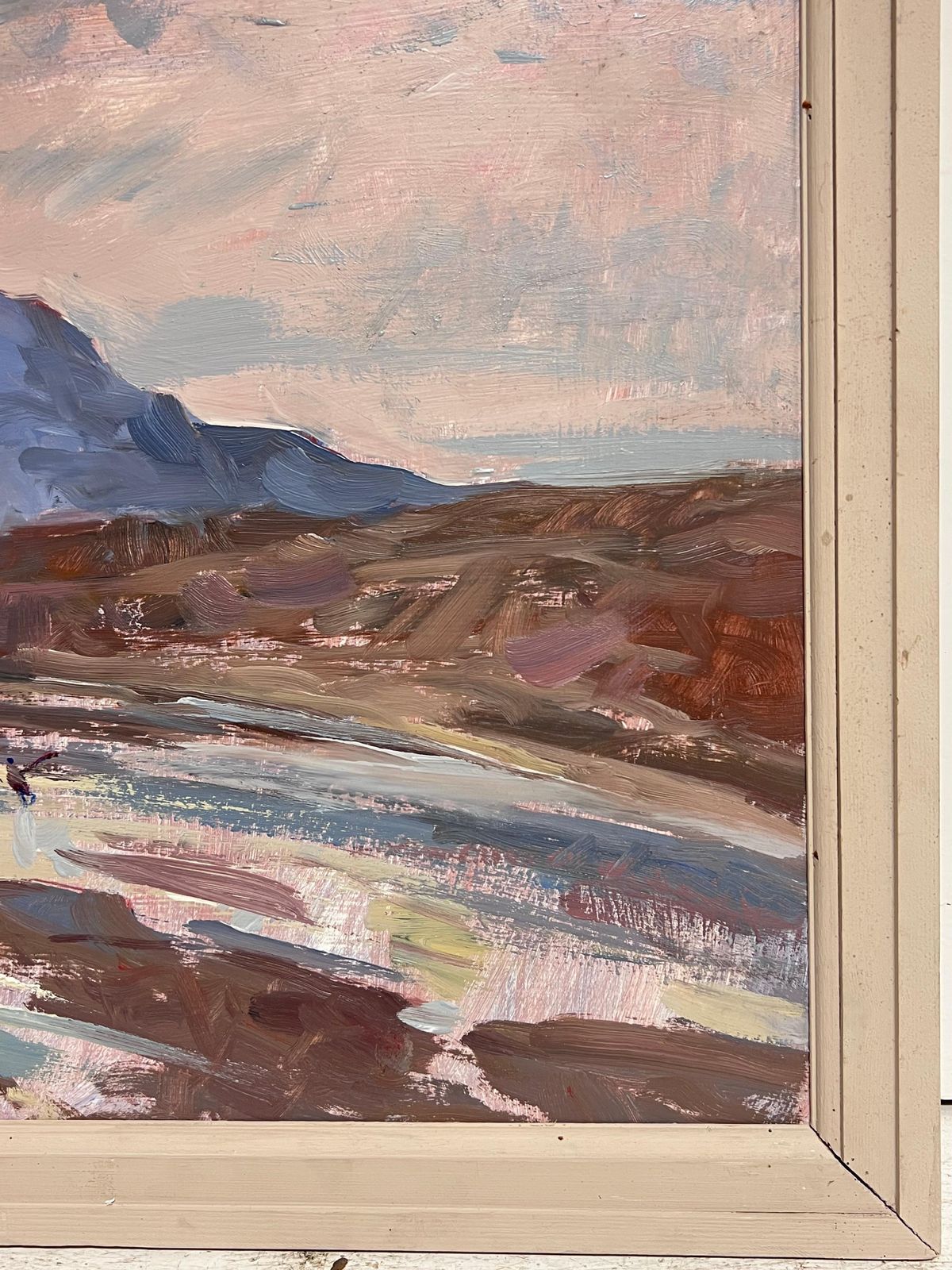 William B Dealtryfine British Impressionist Antique Oil Painting Scottish Highlands Ben Nevis photo vintage