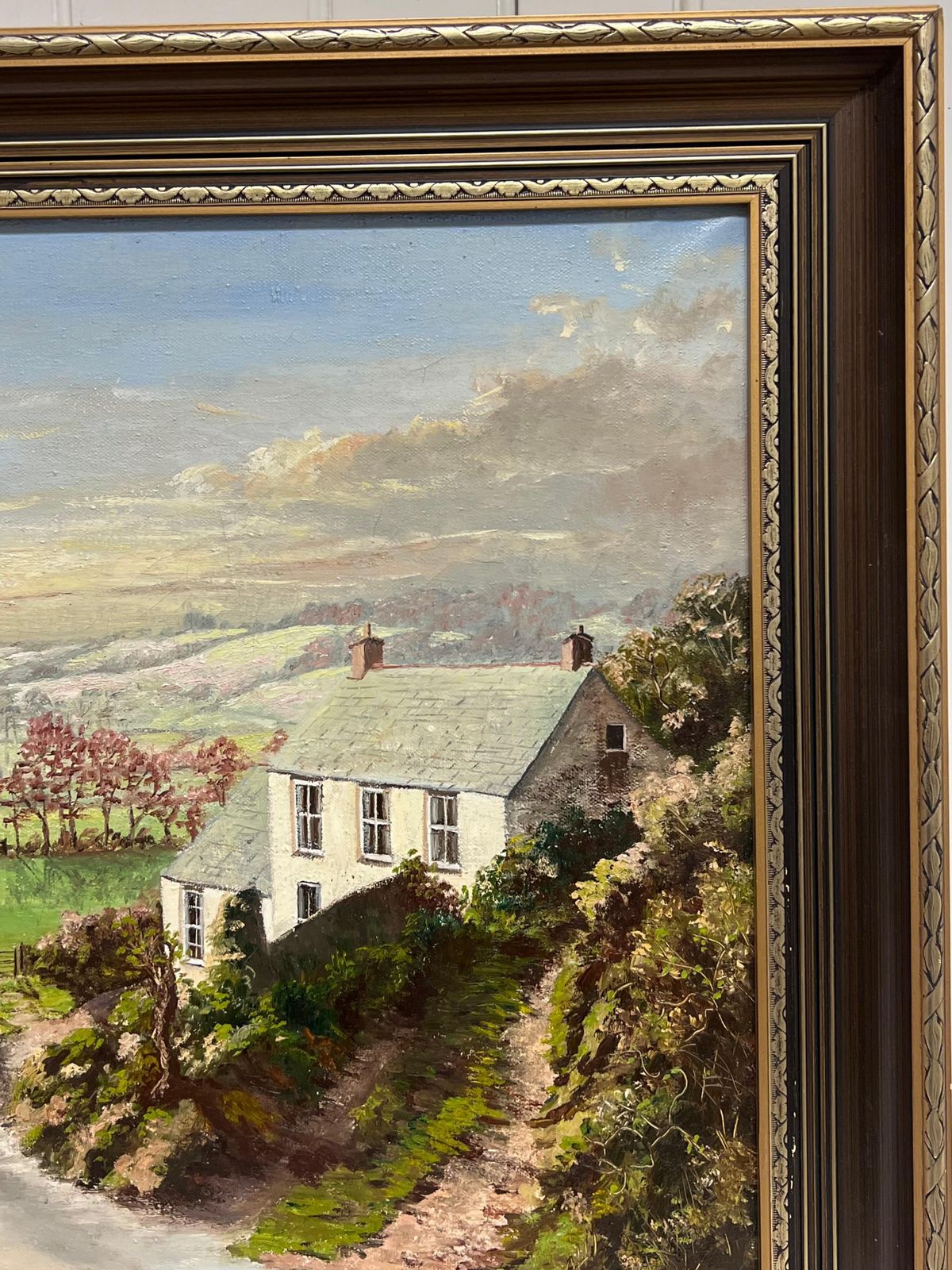 John Radwelllarge Traditional English Rural Signed Oil Yorkshire Cumbria Farm Landscape photo 1094.0