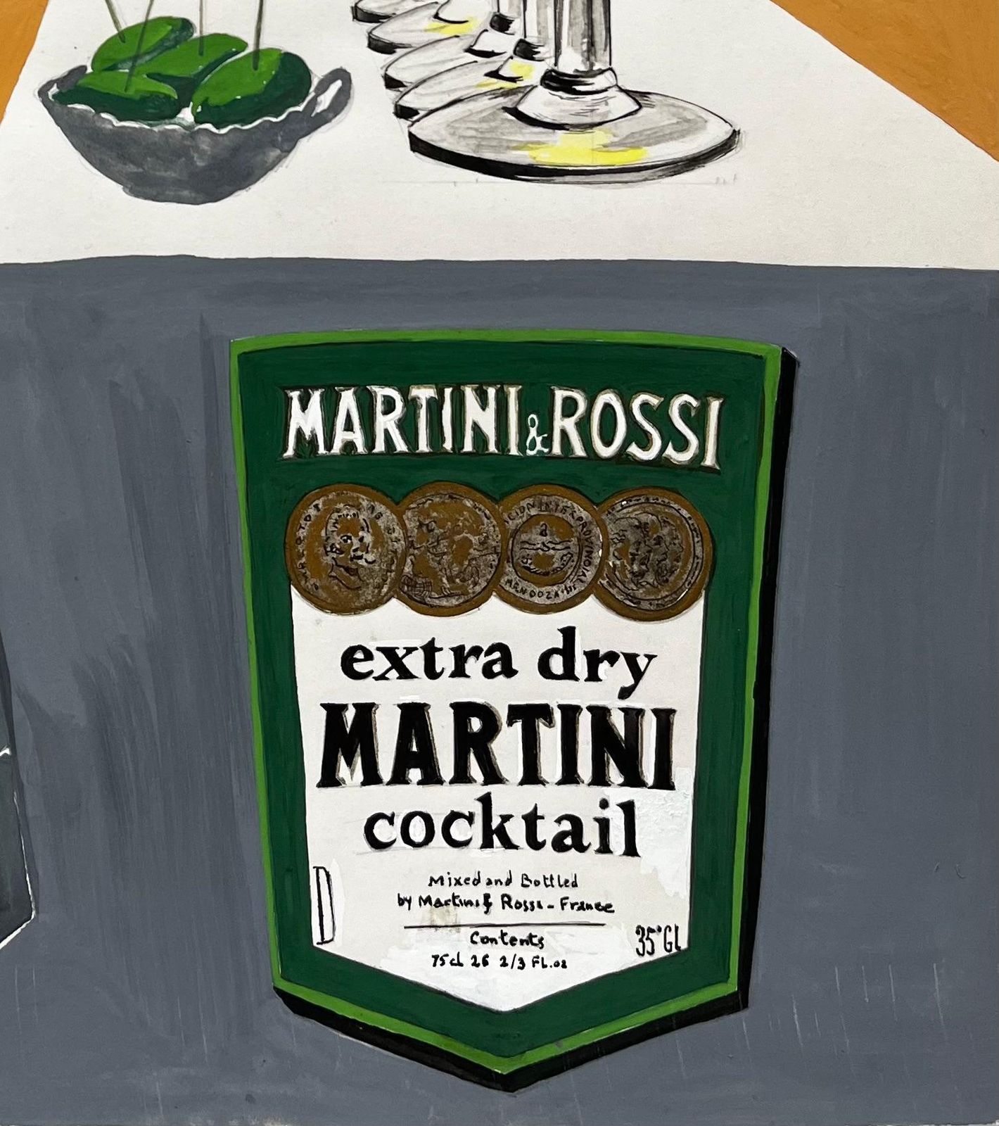 Guy Nicod French Modernist Advertising Poster Design Martini And Rossi Cocktail photo 683.0