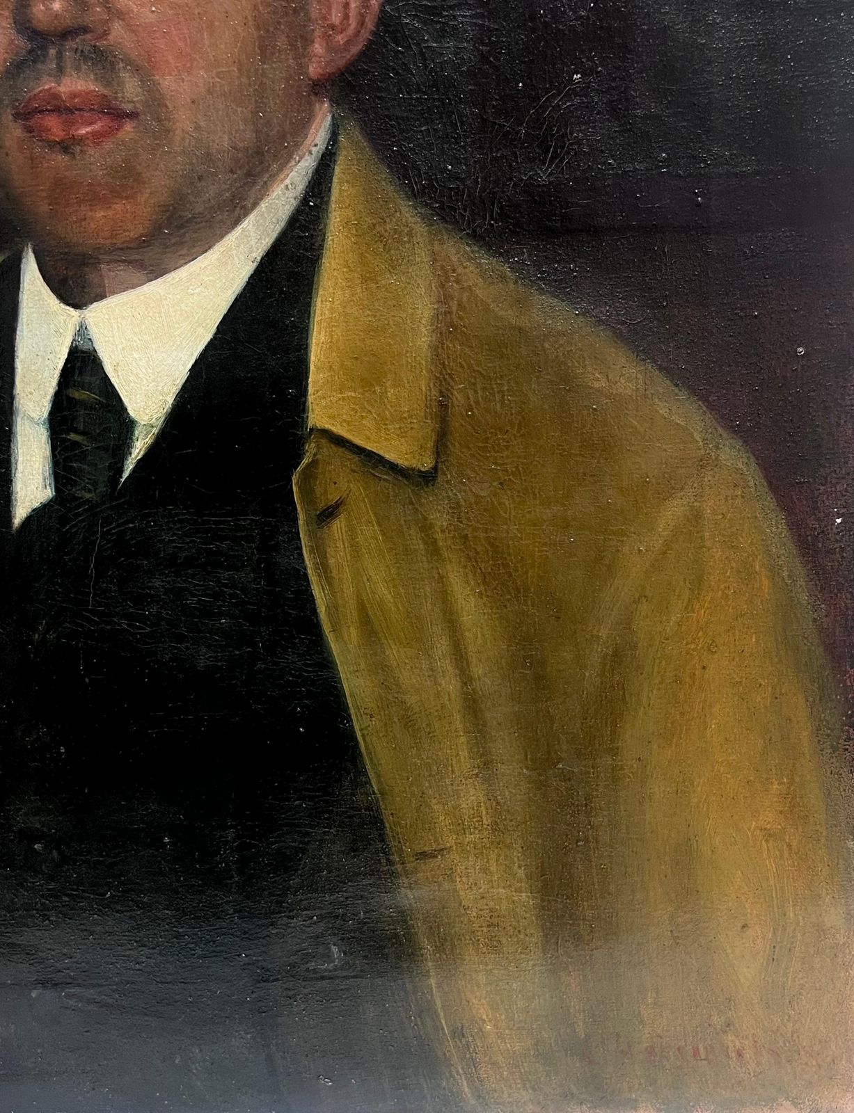French School19th Century French Signed Oil Painting Portrait Of Distinguished Gentleman photo Art