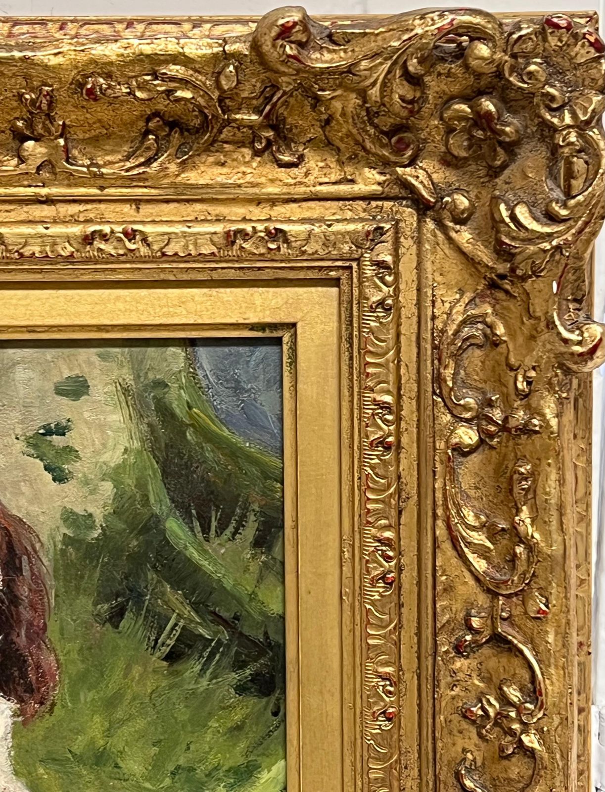 photo for sale George Paiceantique English Dog Oil Painting Portrait Of Springer Spaniel Titled  Dated 19201920