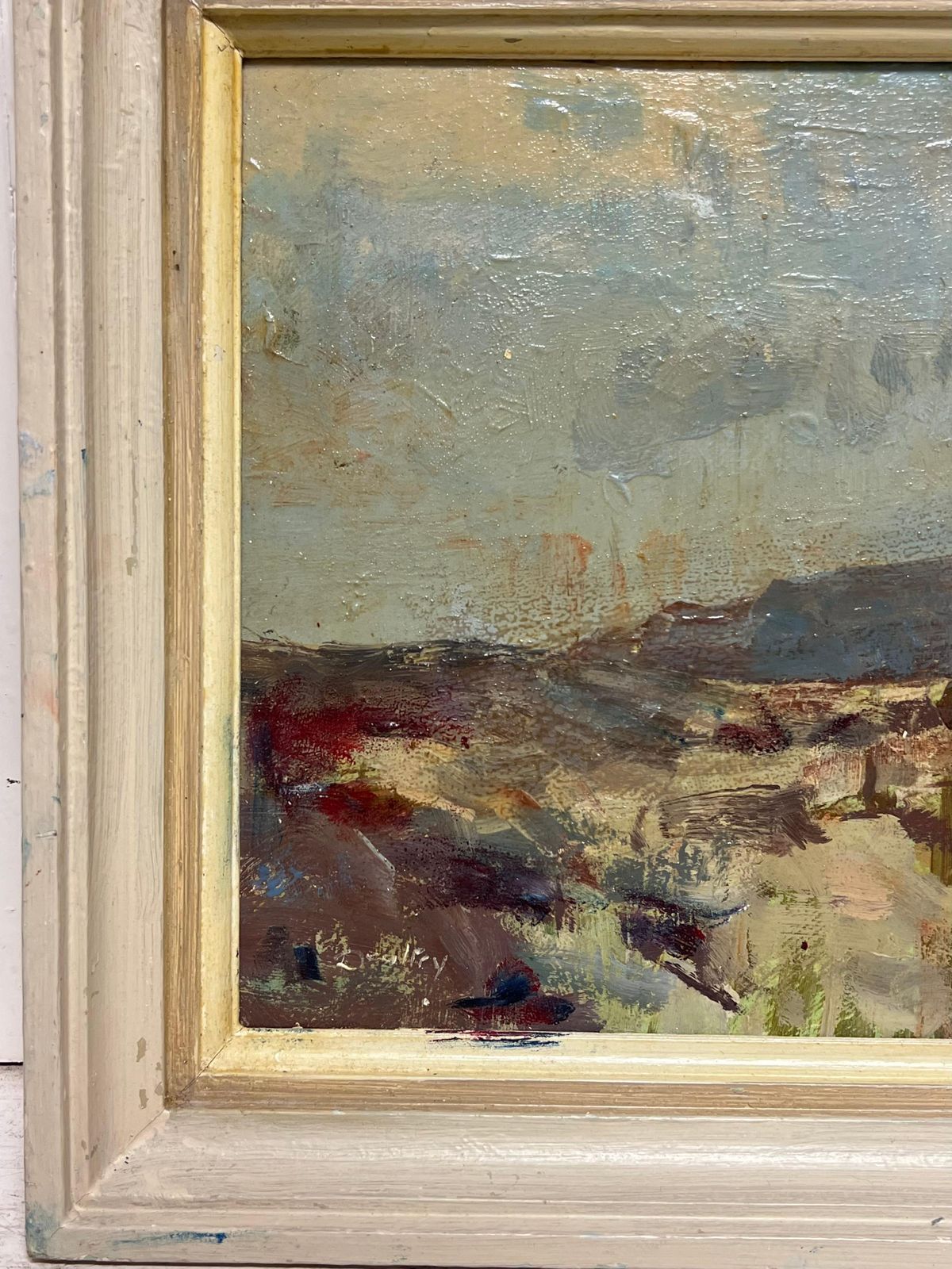 William B Dealtry20th Century Scottish Impressionist Signed Oil Painting Farm In Highland Hills photo Art