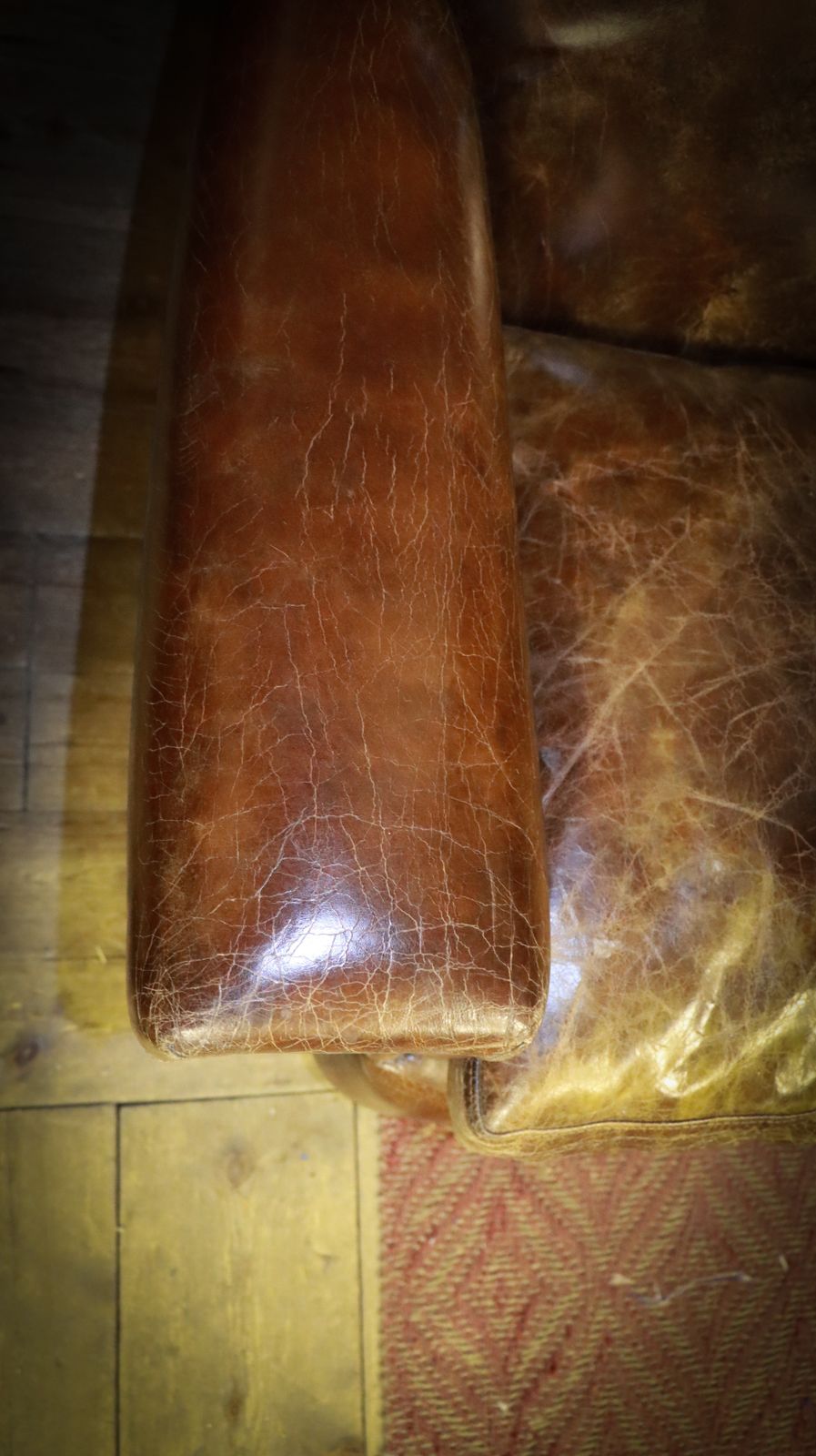 Truly Stunning Timothy Oulton Halo Leather Sofa Antique Whisky Tan Very Rare photo buy