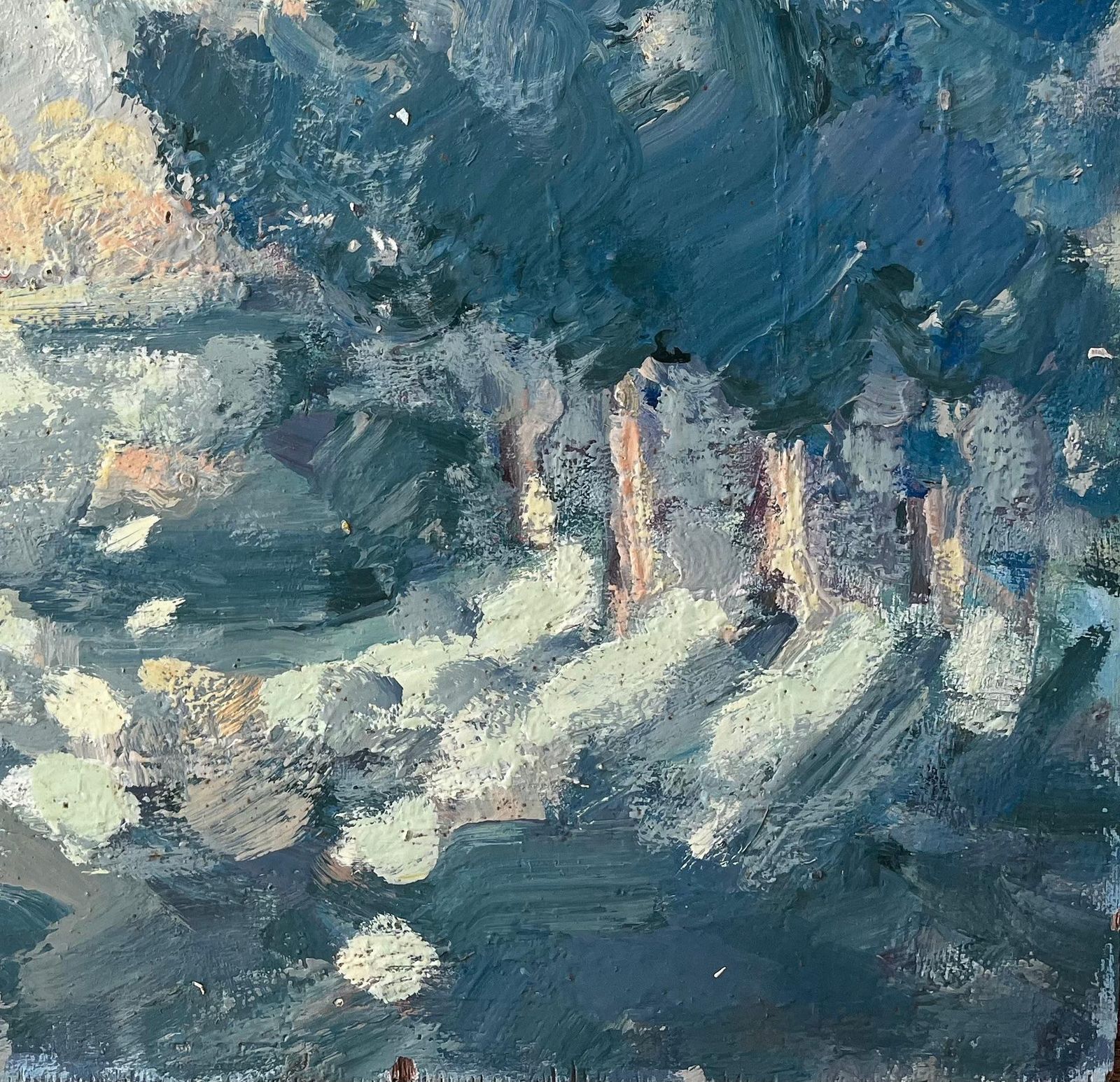 Fanch Lelimpressionist Beach Scene At Le Mont Mauni Plestin Les Grèves With Figures photo 504.0