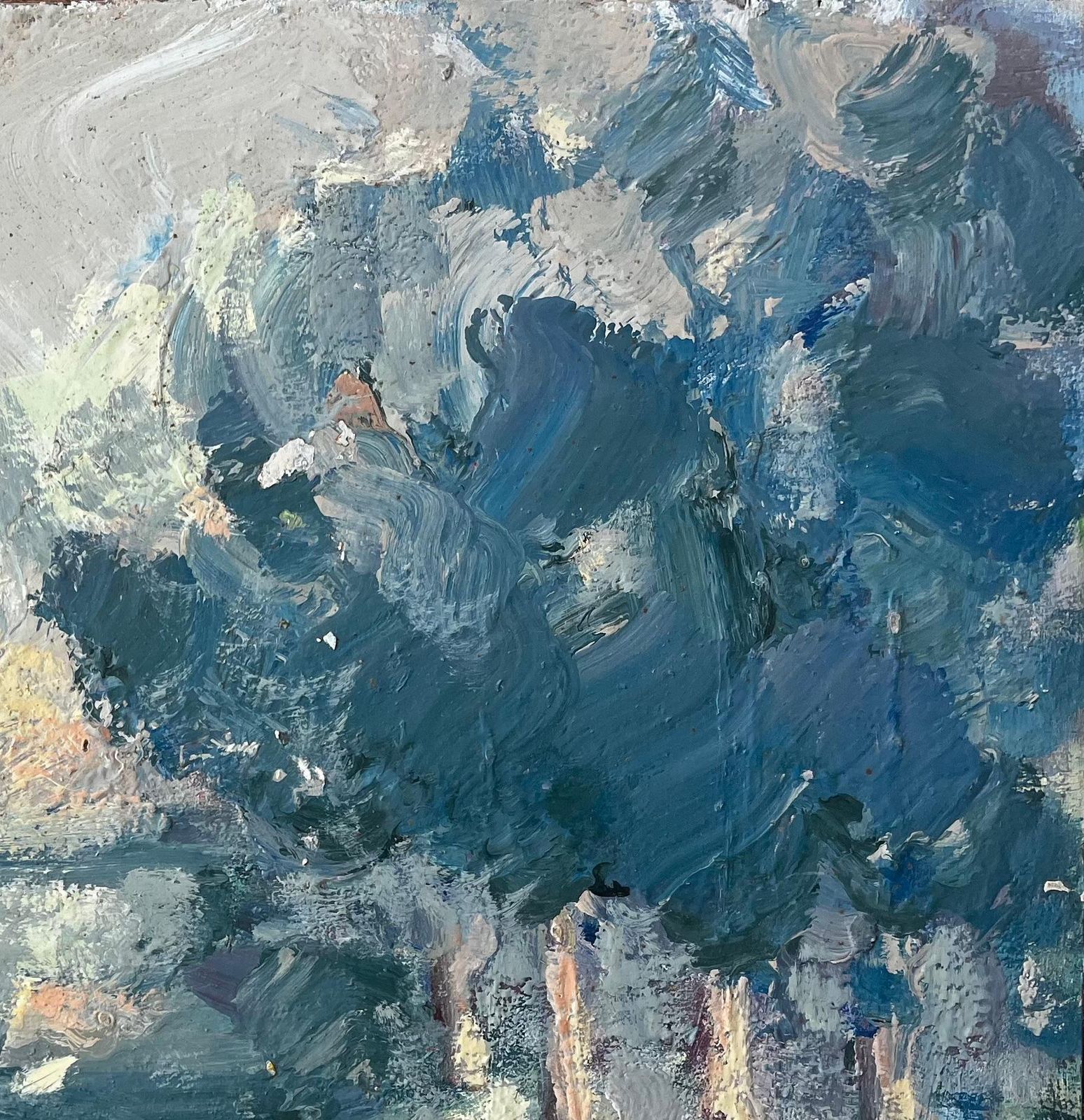 Fanch Lelimpressionist Beach Scene At Le Mont Mauni Plestin Les Grèves With Figures photo vinterior
