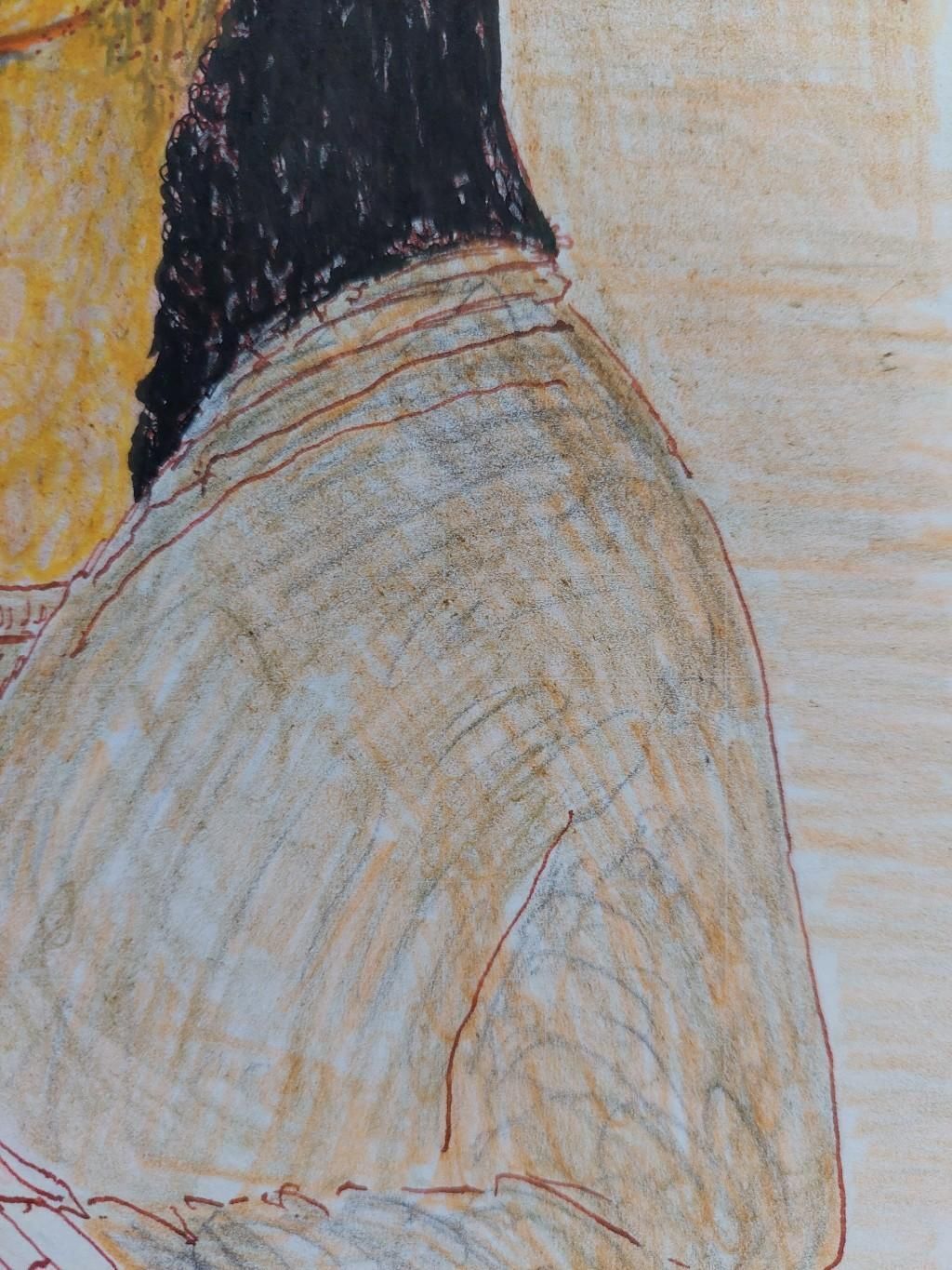 Unknown20th Century French Modernist Cubist Painting, Mona Lisa Study20th Century photo 250.0