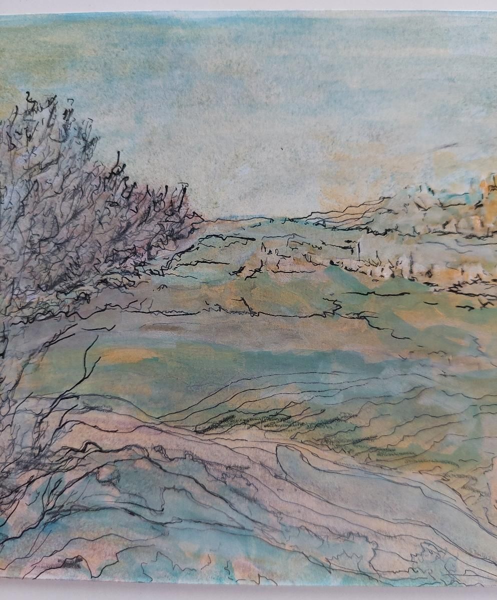 Bernard Labbe20th Century French Modernist Cubist Painting, French Panorama View20th Century photo vinterior