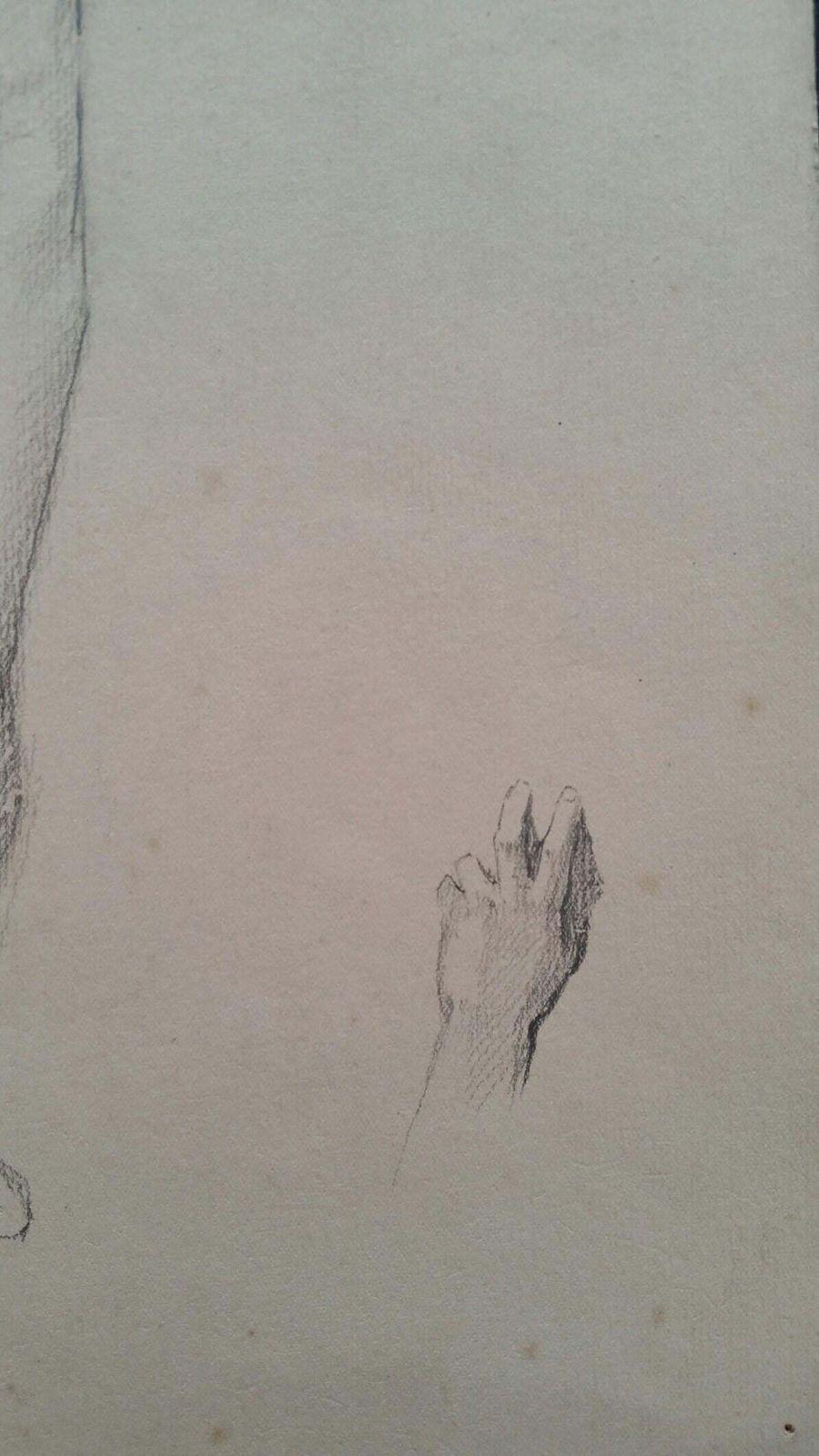 Unknownenglish Antique Portrait Sketch Of Female Nude Standingcirca 1880 1905 photo vinterior