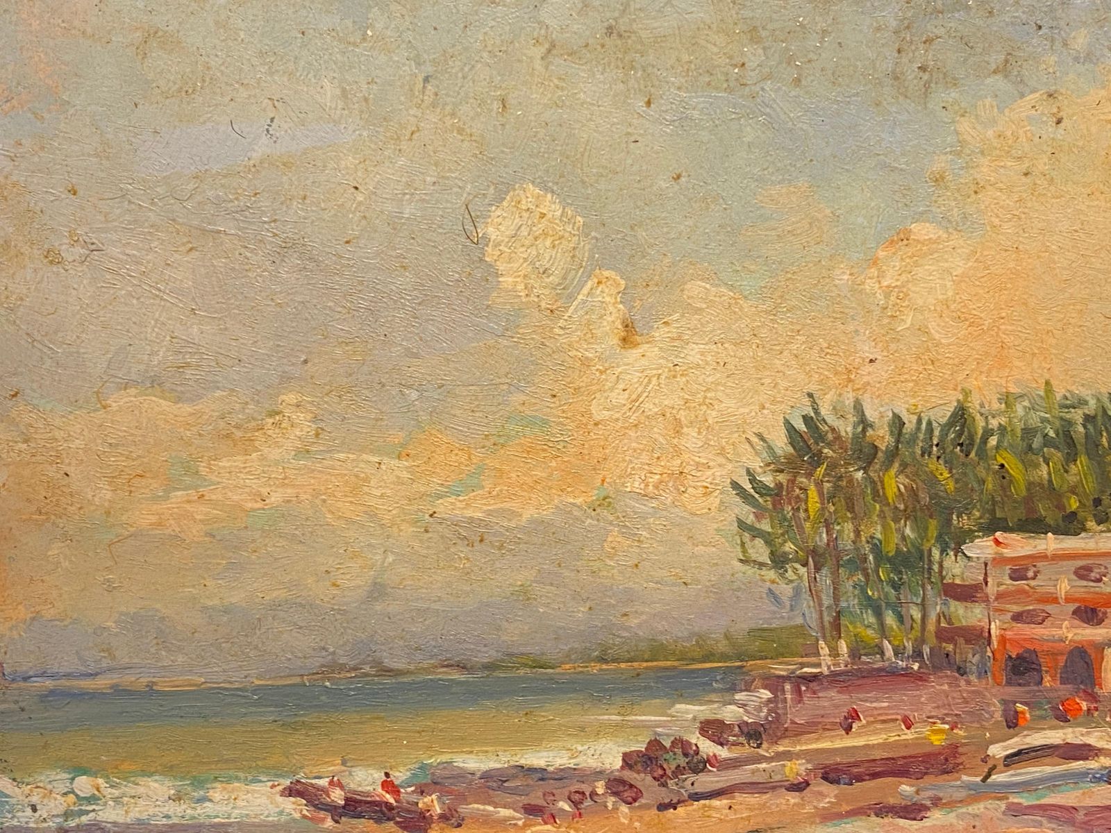 Unknownmaurice Mazeilie French Impressionist Oil, Excotic Mexico Landscape20th Century photo Art