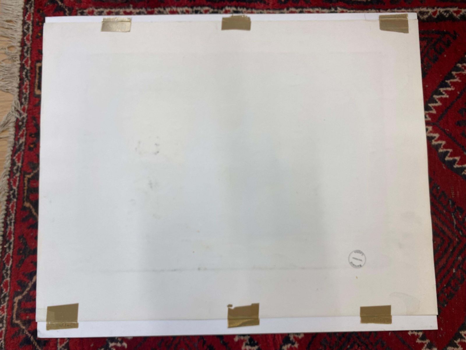 Unknown1950's Signed Modernist Painting, Two Caricature Figures1950s photo buy