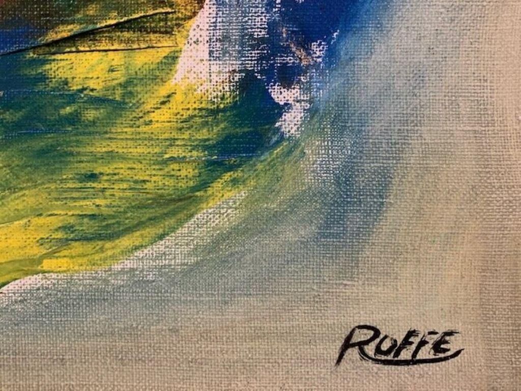 Unknown1970's French Abstract Signed Oil Painting On Canvascirca 1970s photo Art