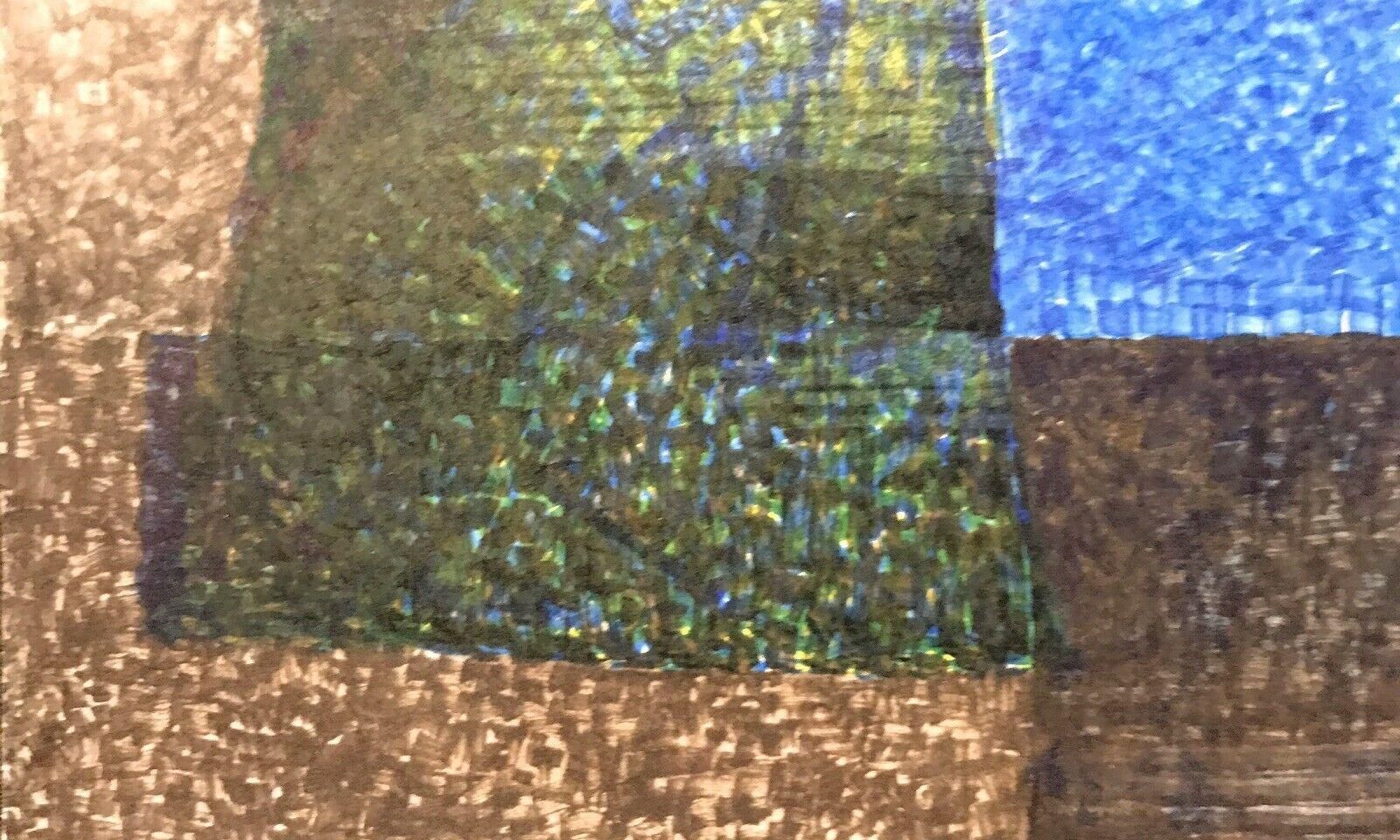Unknownarlette Martin Fine French Geometric Abstract Painting, Signed20th Century photo Art