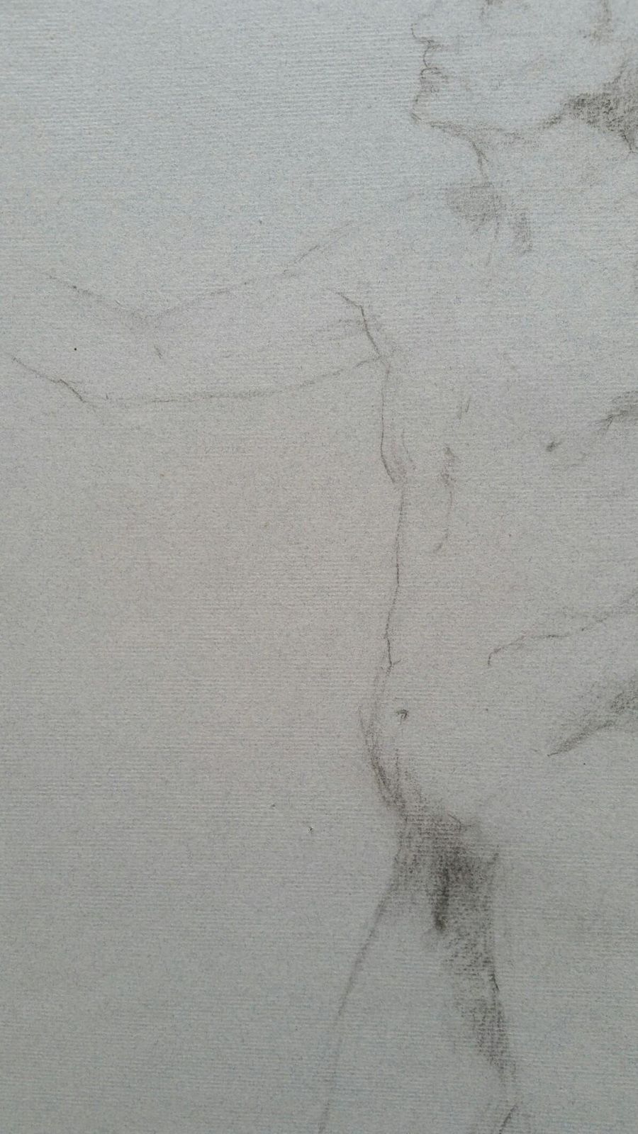 Unknownenglish Graphite Portrait Sketch Of Male Nude, In Profilecirca 1880 1905 photo Art