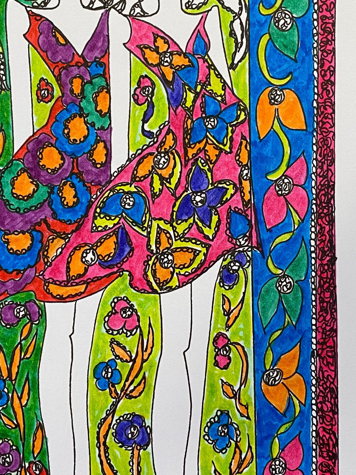 Unknownoriginal Fashion Design Illustration Watercolor Painting Laura Ashley Designercirca 2000s photo Art