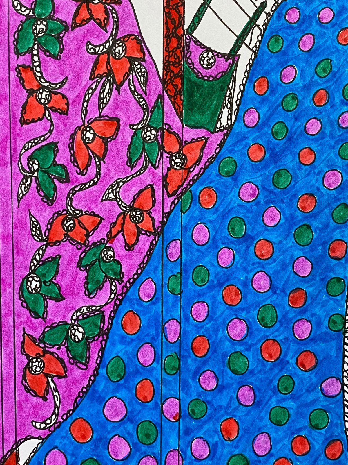Unknownoriginal Fashion Design Illustration Watercolor Painting Laura Ashley Designercirca 2000s photo 101.0