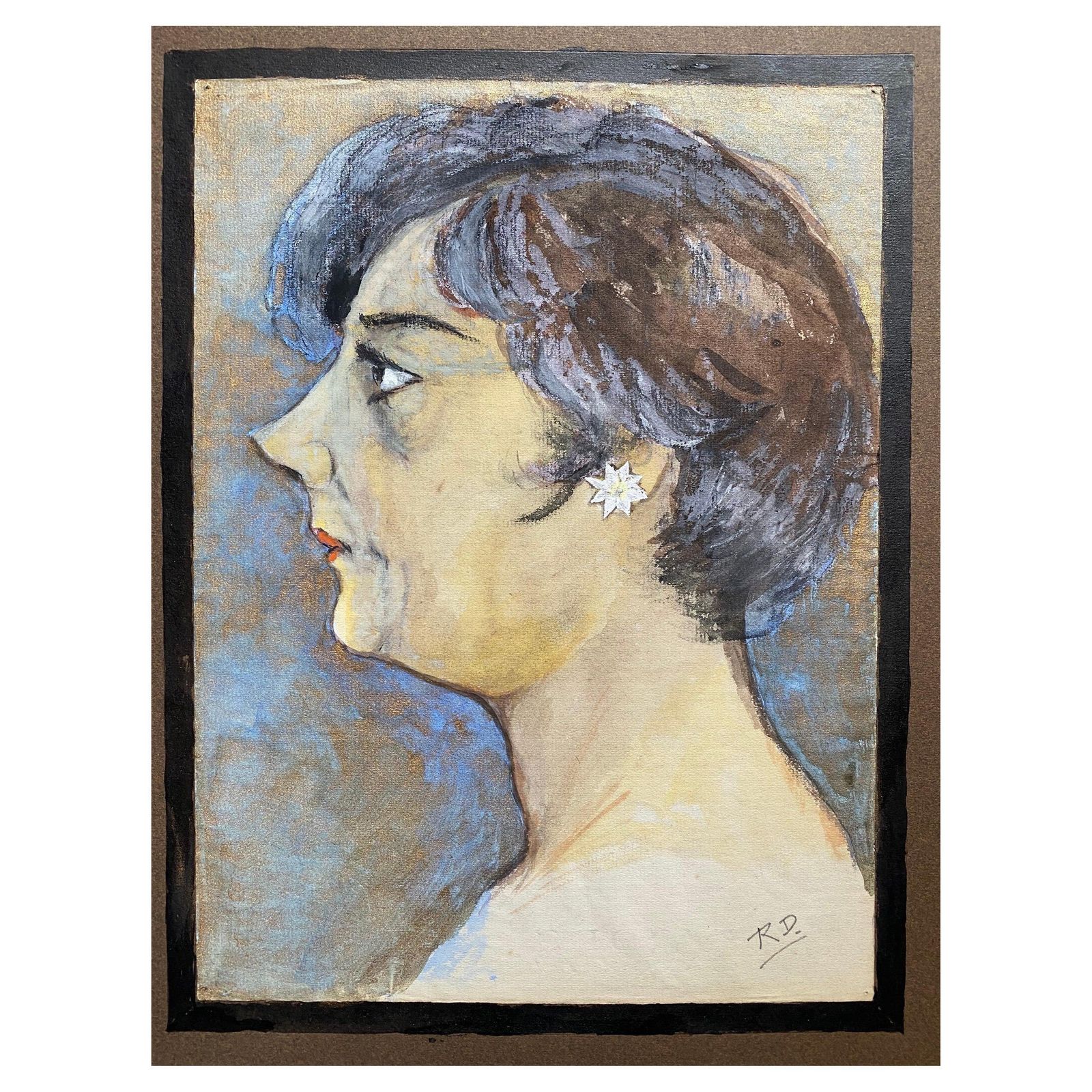 Unknown1960's French Portrait Stylish Fashionable Ladycirca 1960s