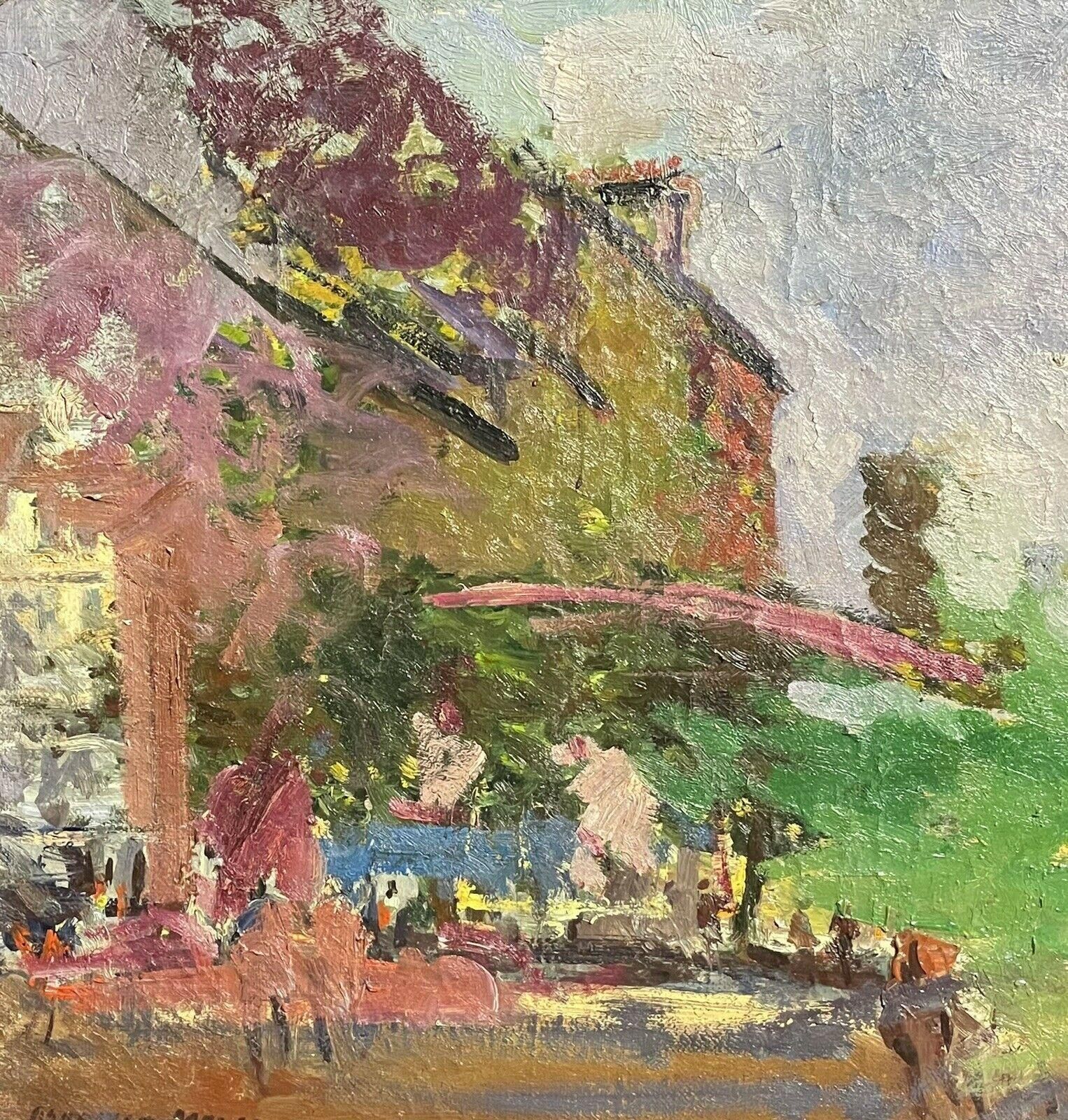 Unknownmaurice Mazeilie, French Impressionist Signed Oil, Green Landscape20th Century photo for sale