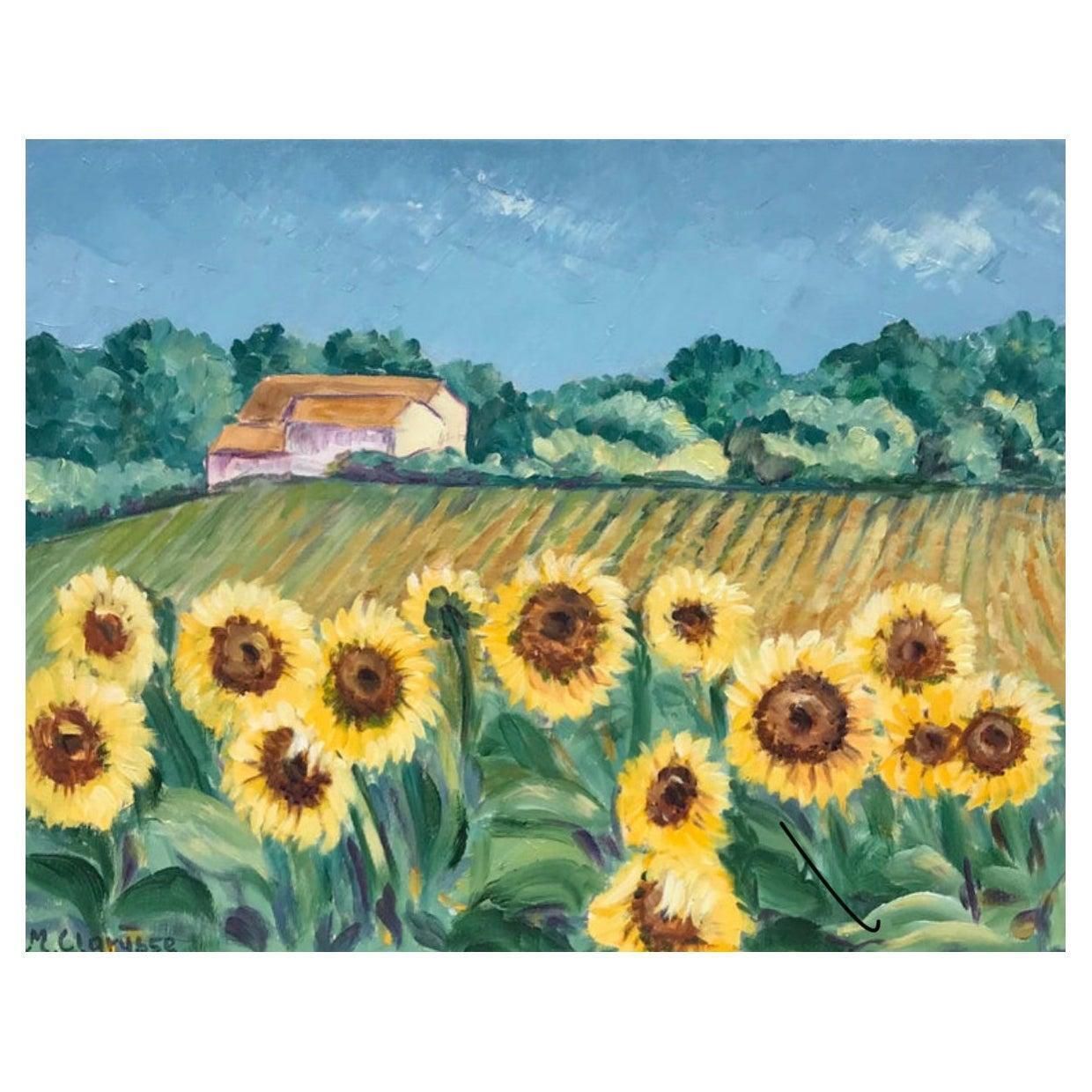 Unknownbright And Colourful Sunflowers In Provence2000