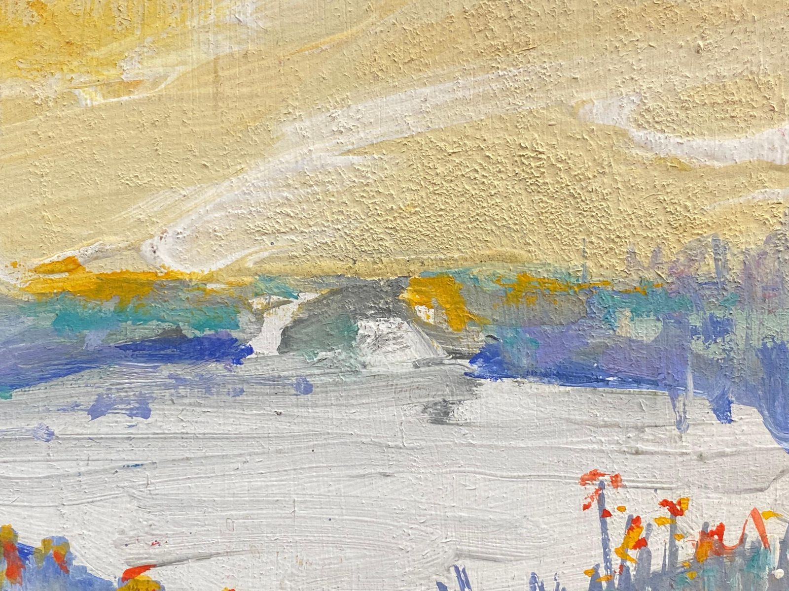Unknownjacques Pinon, French Expressionist Landscape Oil Paintinglate 20th Century photo furniture