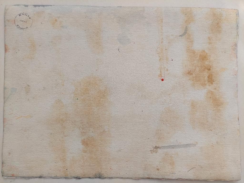 photo furniture Maurice Mazeiliefrench Modernist Cubist Painting Brittany Coastal Scene