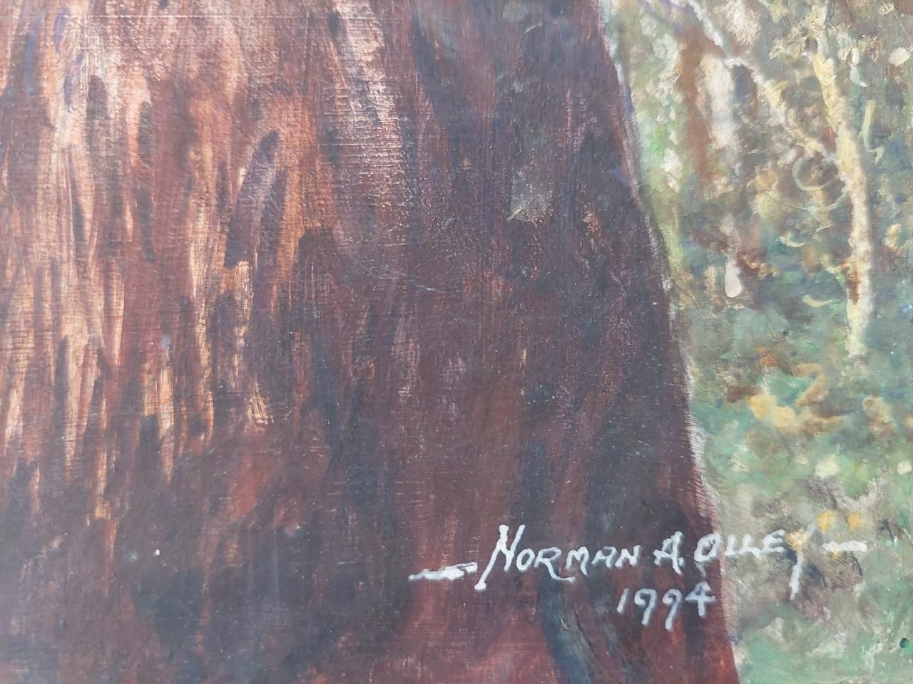 English  Schooltraditional English Painting Portrait Of Girl With Auburn Hair In Surrey England20th Century photo 662.0