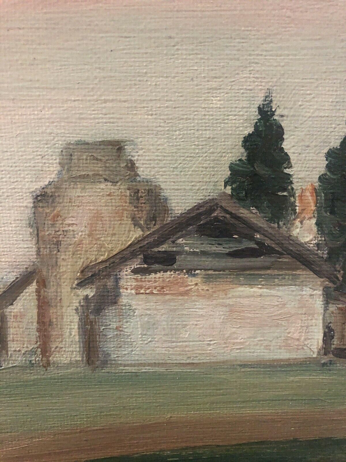 Unknownfernand Audet Signed French Post Impressionist Oil   Provencemid 20th Century photo furniture