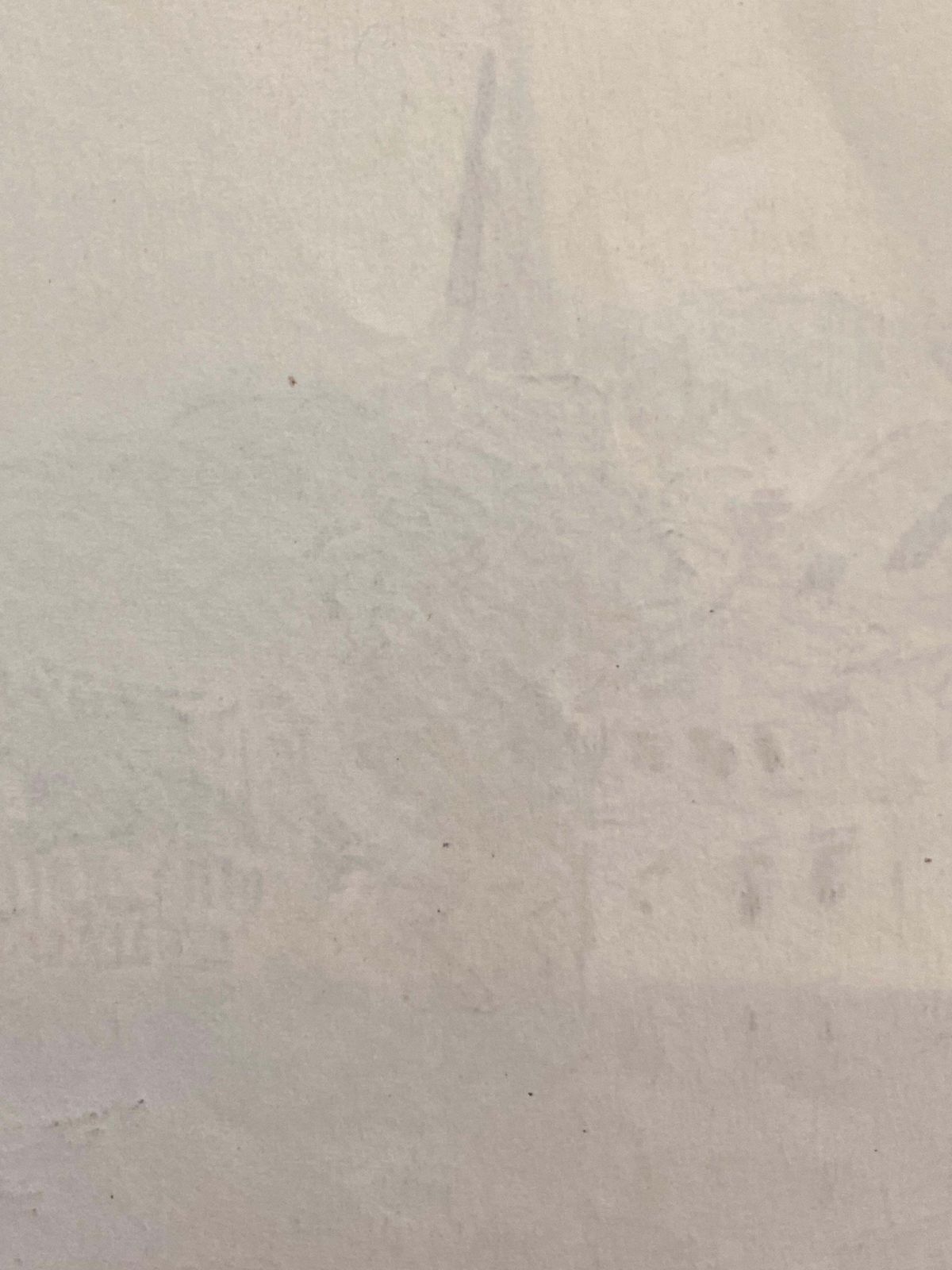 Unknownantique French Signed Impressionist Crayon Drawing Boats In Honfleur Harbour photo vinterior