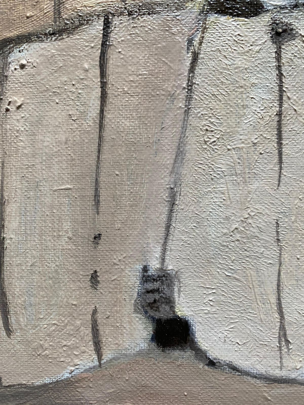 Unknownyvette Dubois Habasque French Cubist Abstract Paintingcirca 2000s photo for sale