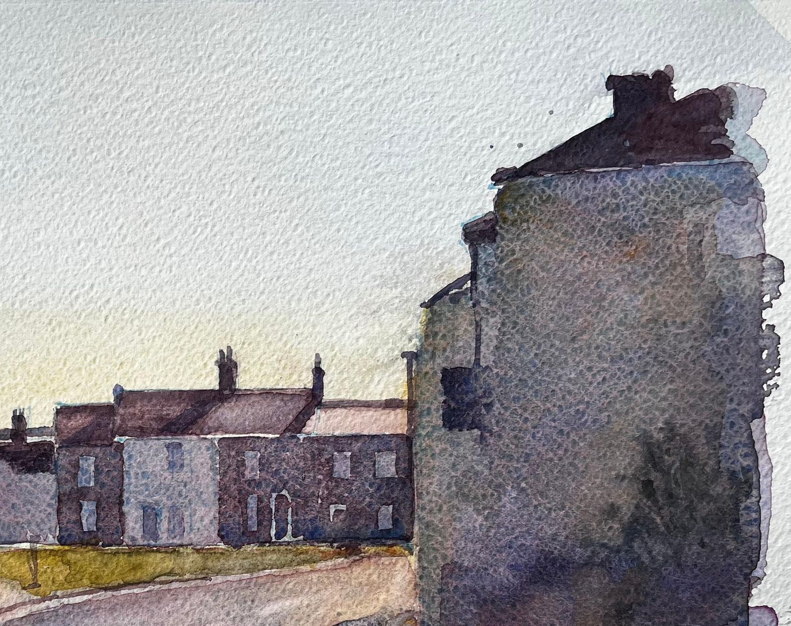 Anthony Herbertsouthwold Promenade In Early Morning Light With Figures And Seafront Houses photo 662.0