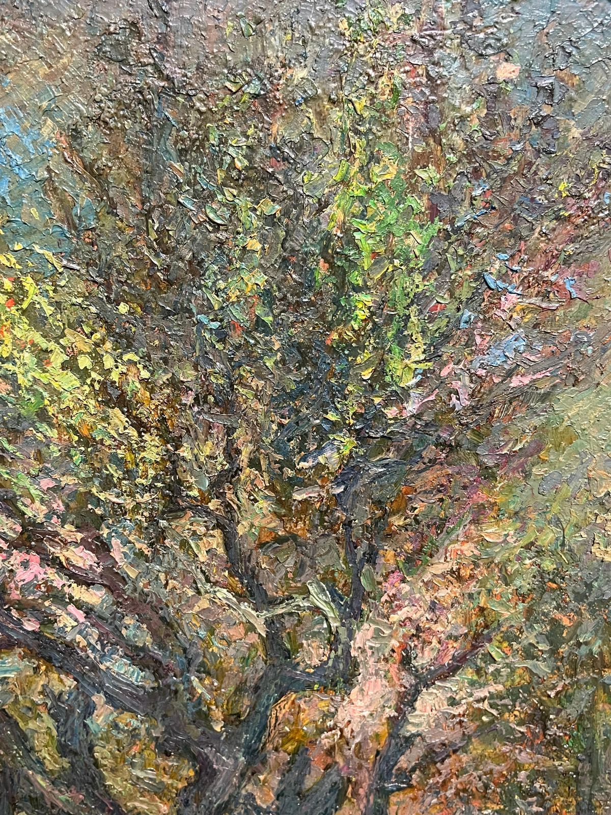 Raymond Normandpost Impressionist Oil Painting Olive Groves Under Blue Skies French Painting photo 926.0
