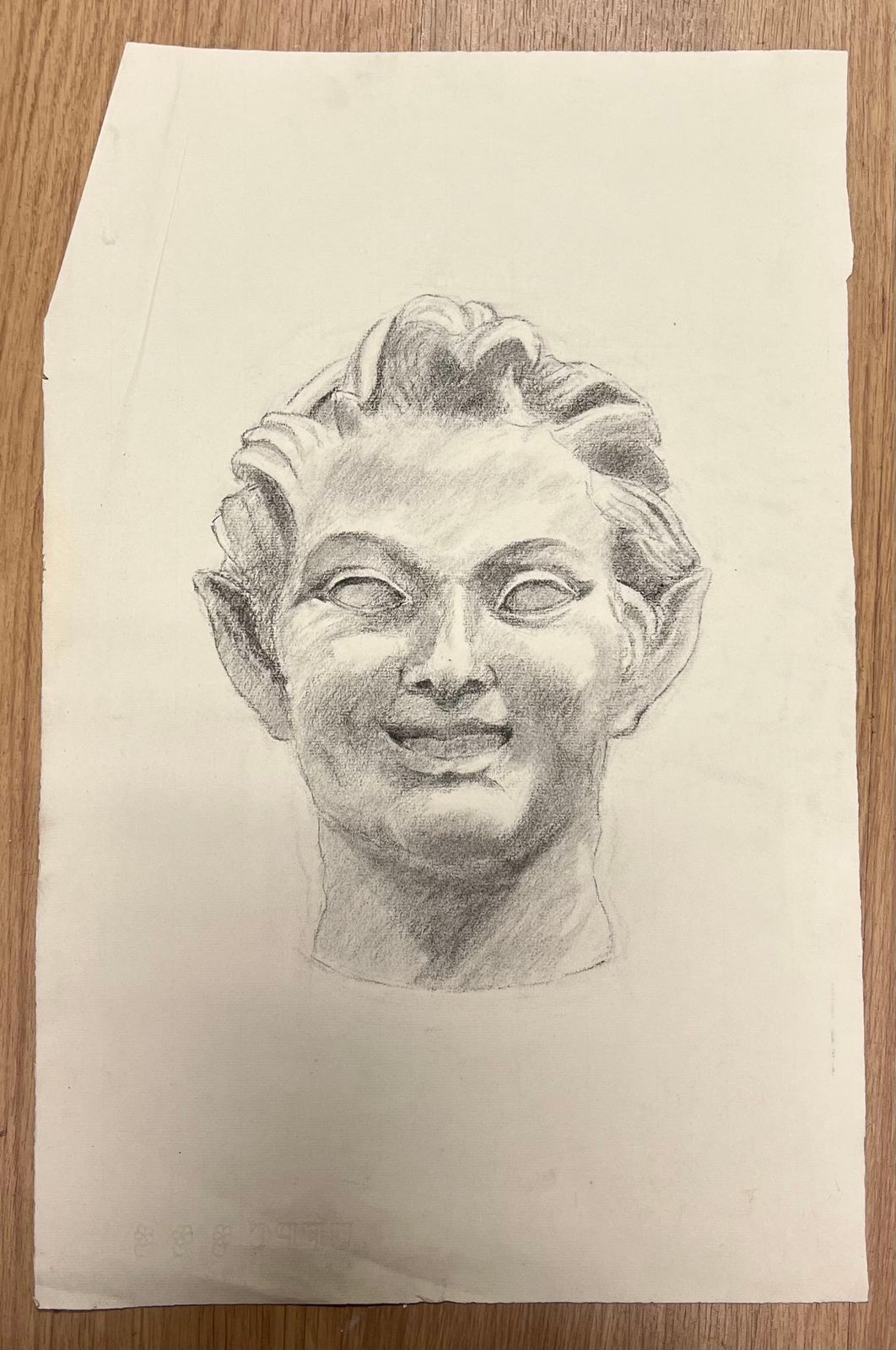 Josine Vignonmid Century French Study Of A Smiling Mythical Bust1945 photo furniture