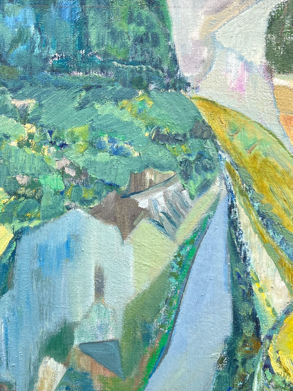 Gilbert Pelissierlarge French 20th Century Abstract Landscape Gorges De Verdon Provence photo 1950.0
