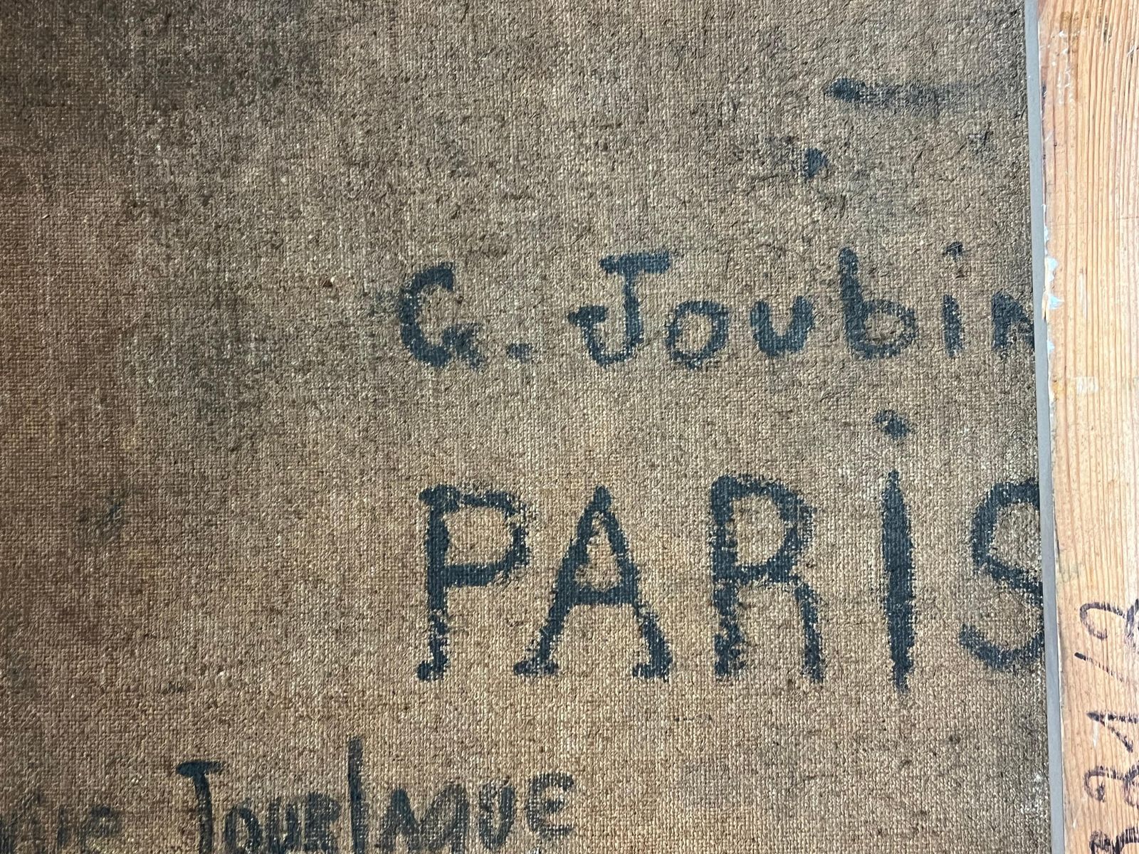 Art Georges Joubin (1888 1983) 1930's Large French Oil Distinguished Portrait  Dapper Gentleman In Suit & Chair1930 photo