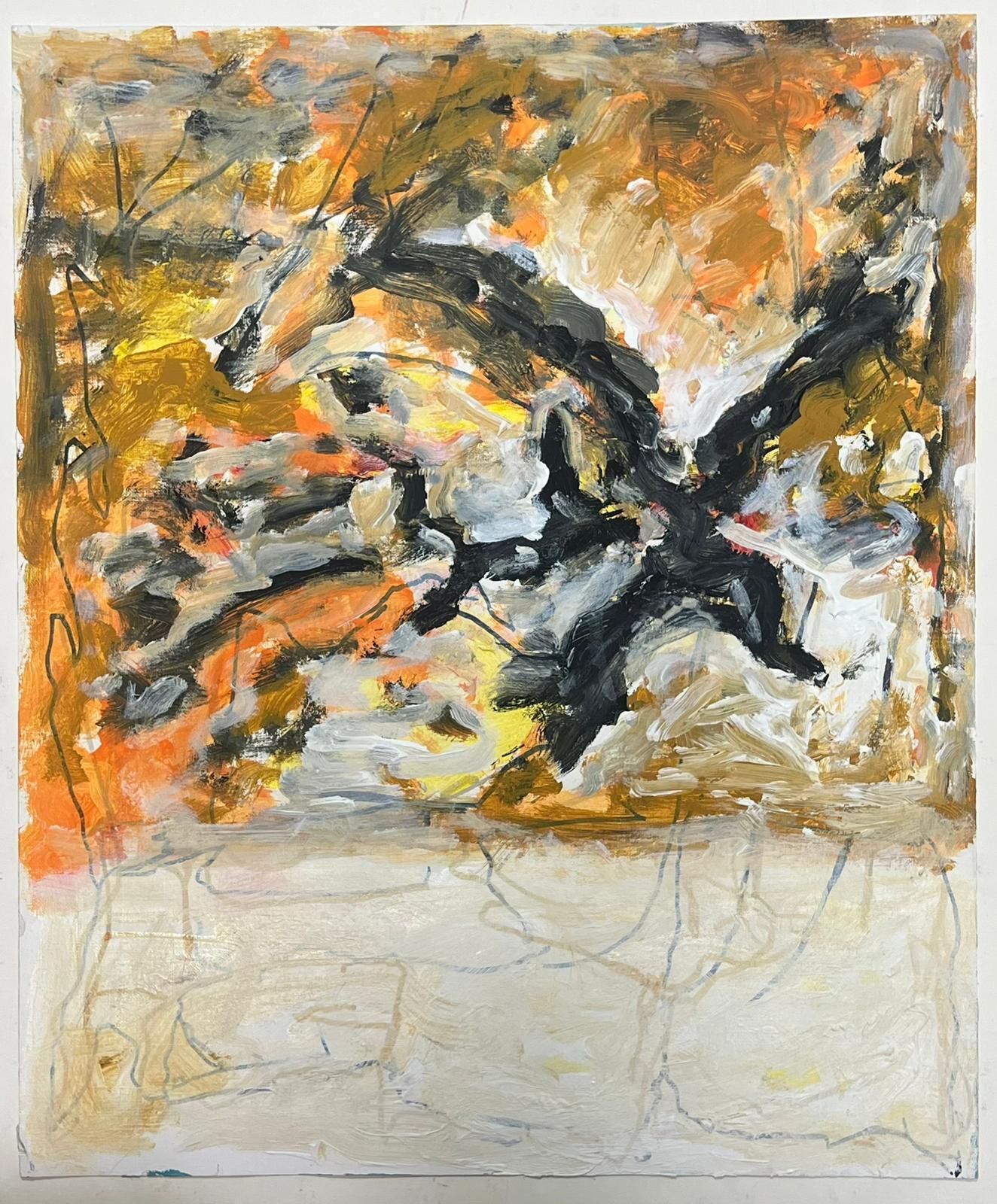 Armand Rottenbergfrench Expressionist Abstract Painting Fiery Autumn Expressionist photo furniture